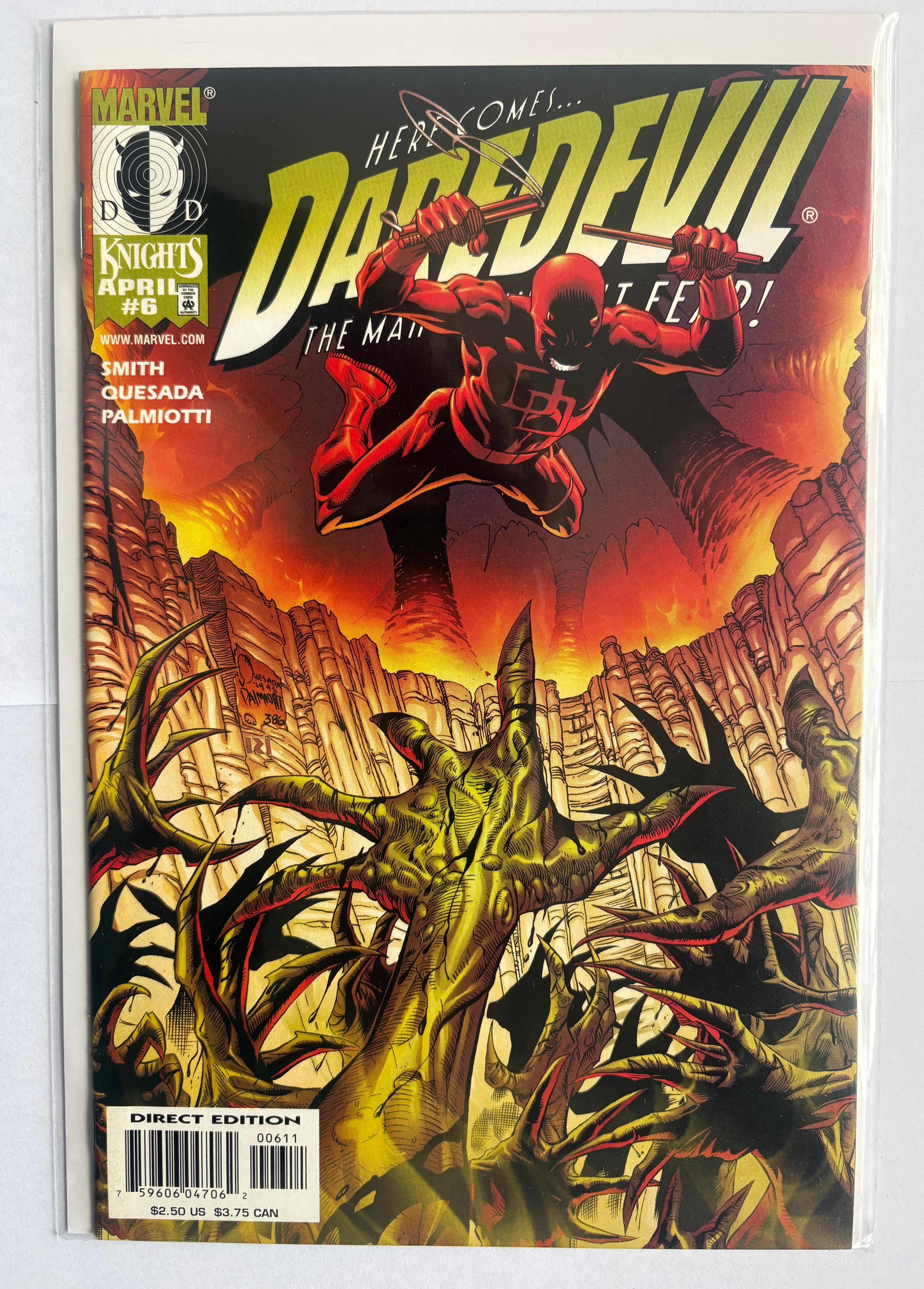 Daredevil #6 - 1st Printing Marvel Comics April 1999 VF/NM 9.0