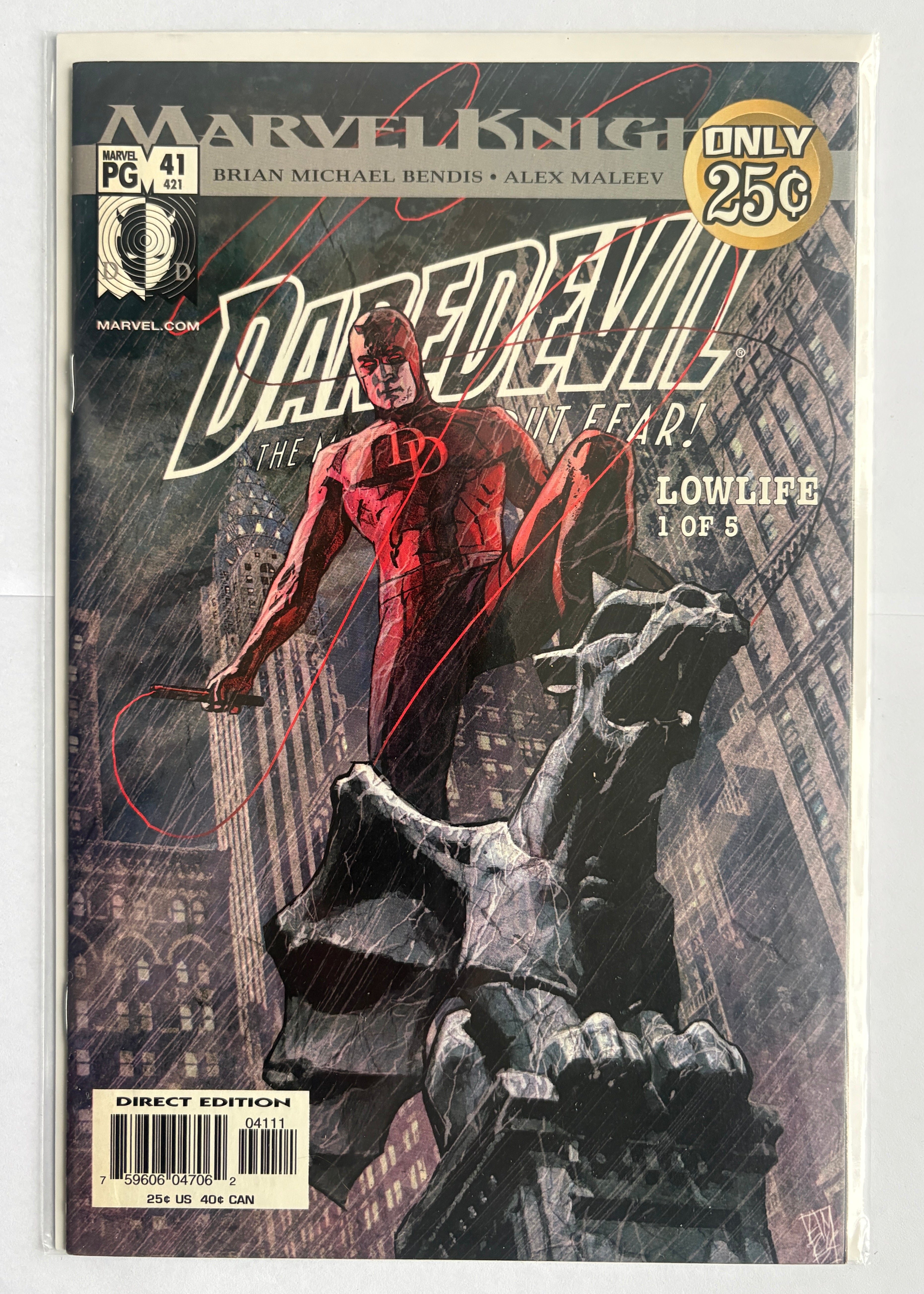 Daredevil #41 - Marvel Knights 1st Printing Marvel Comics March 2003 VF+ 8.5