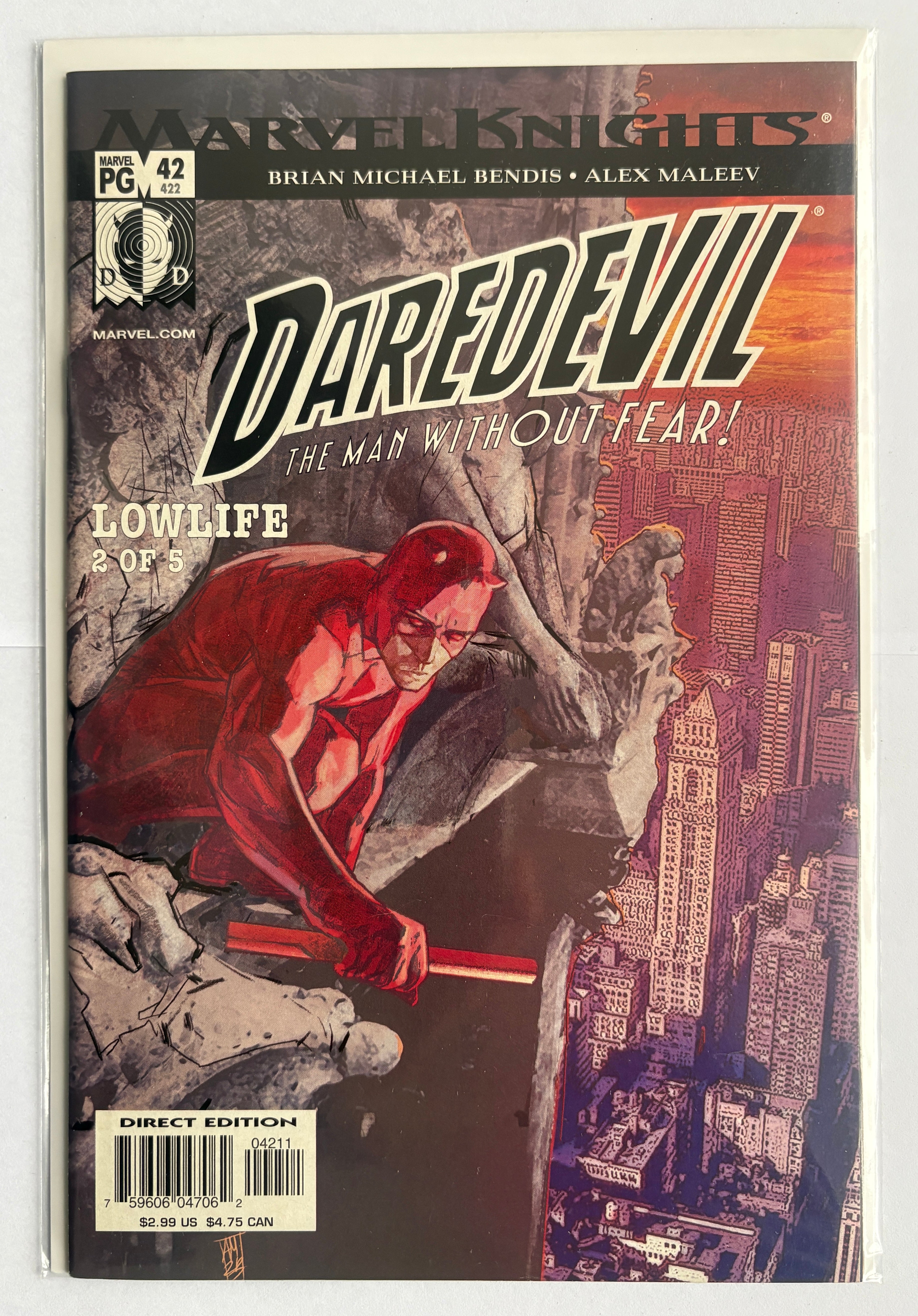 Daredevil #42 - Marvel Knights 1st Printing Marvel Comics March 2003 VF/NM 9.0