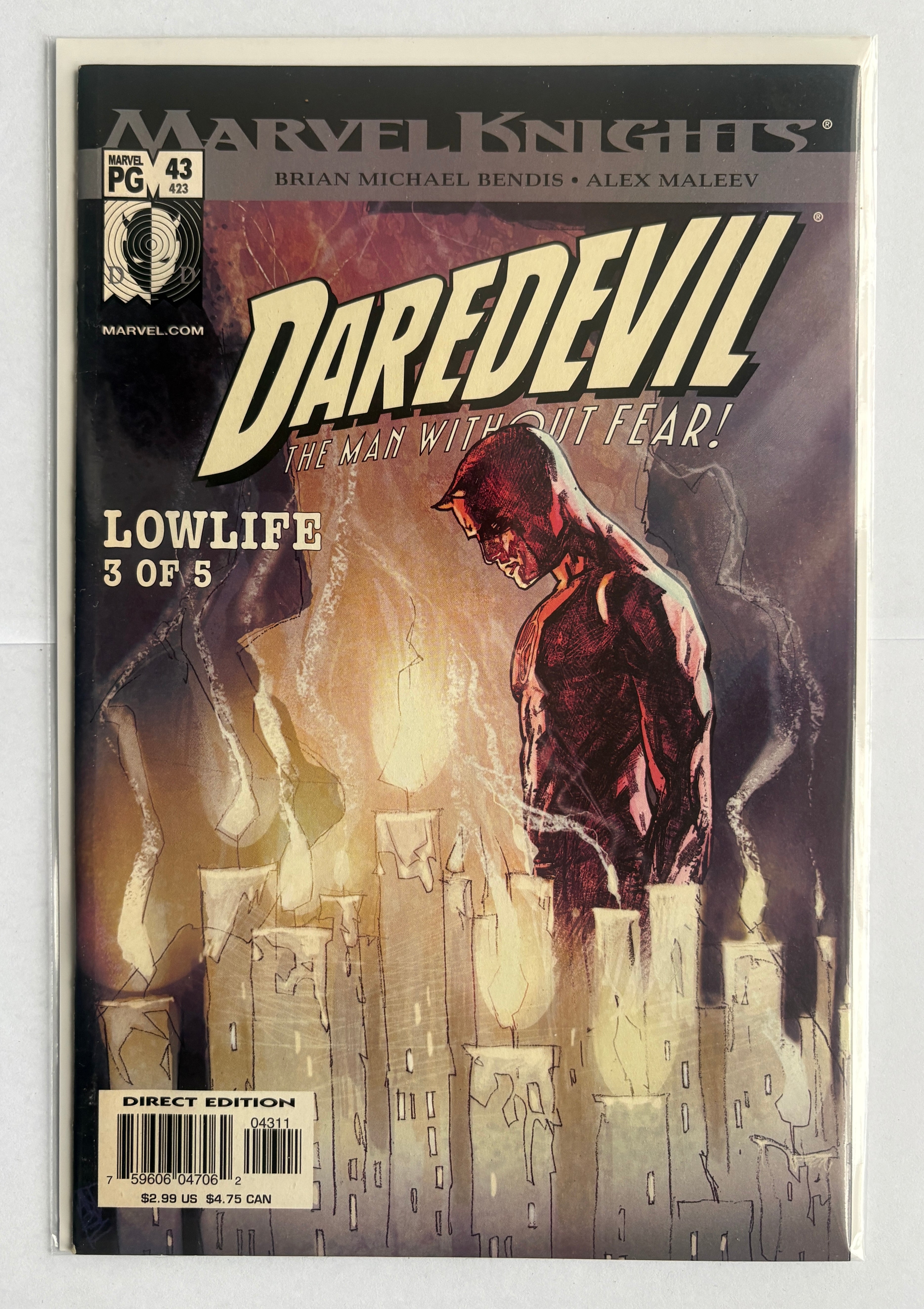 Daredevil #43 - Marvel Knights 1st Printing Marvel Comics April 2003 VF/NM 9.0