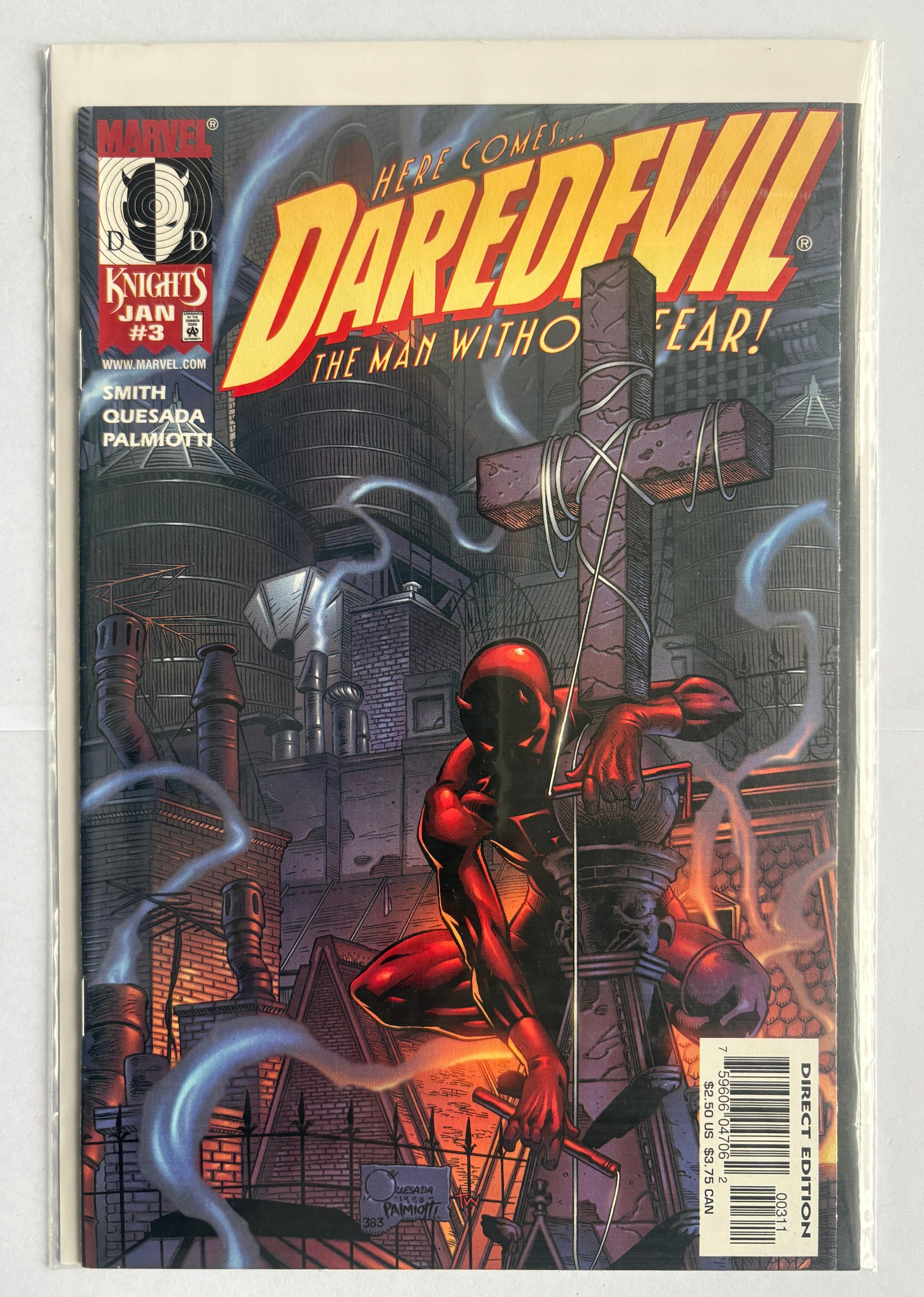 Daredevil #3 - 1st Printing Marvel Comics January 1999 VF 8.0