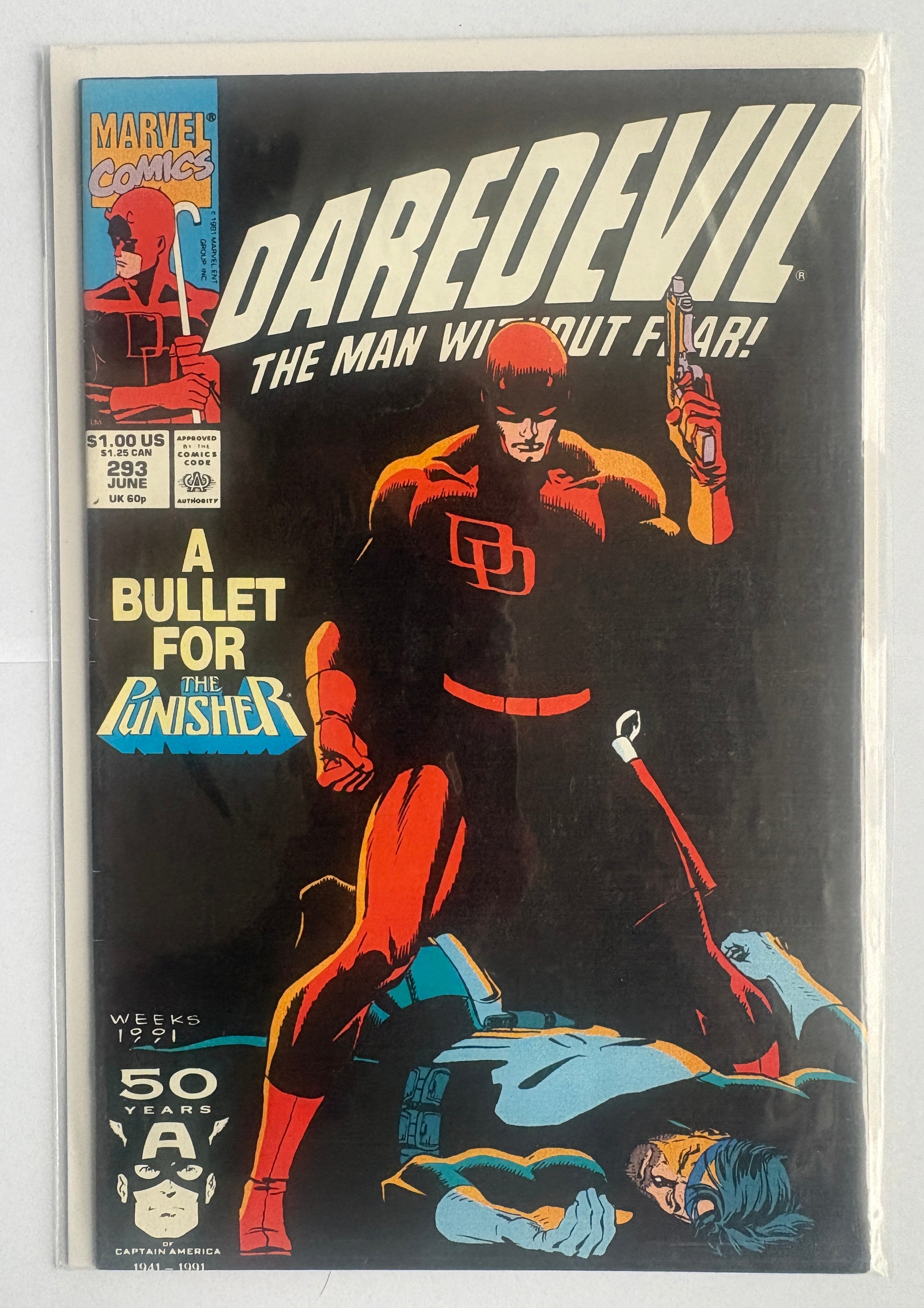 Daredevil #293 - Marvel Comics June 1991 FN+ 6.5