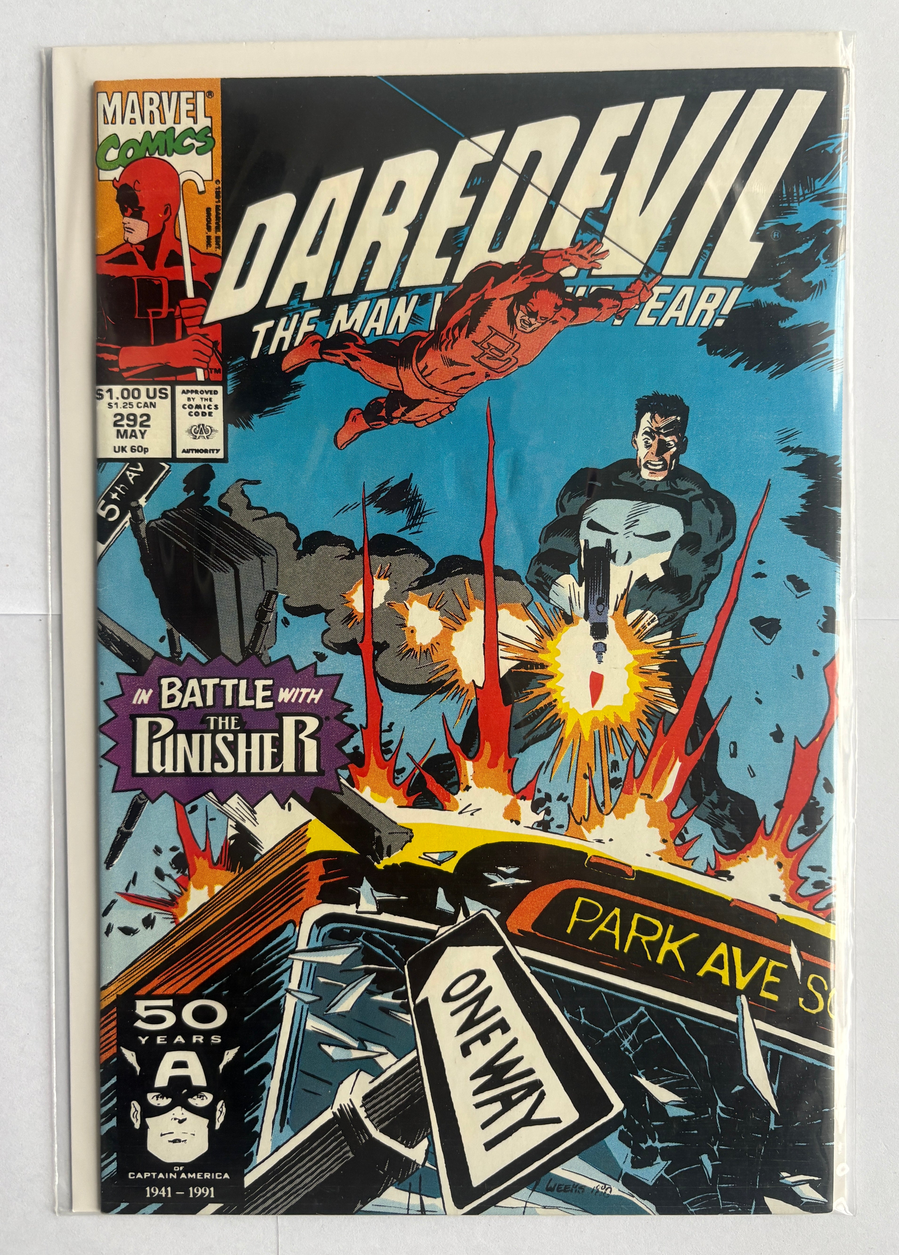 Daredevil #292 - Marvel Comics May 1991 FN+ 6.5