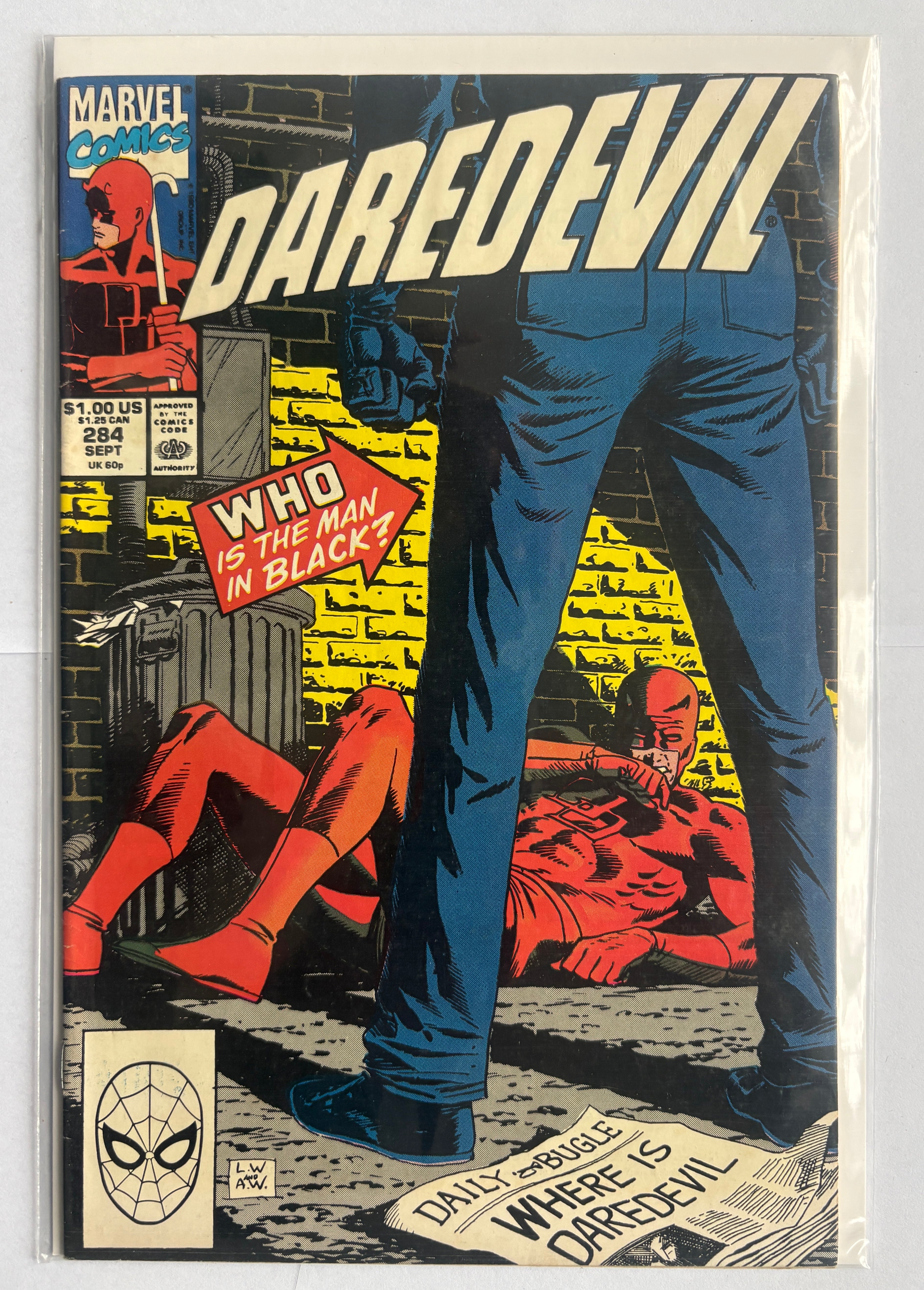 Daredevil #284 - Marvel Comics September 1990 FN+ 6.5