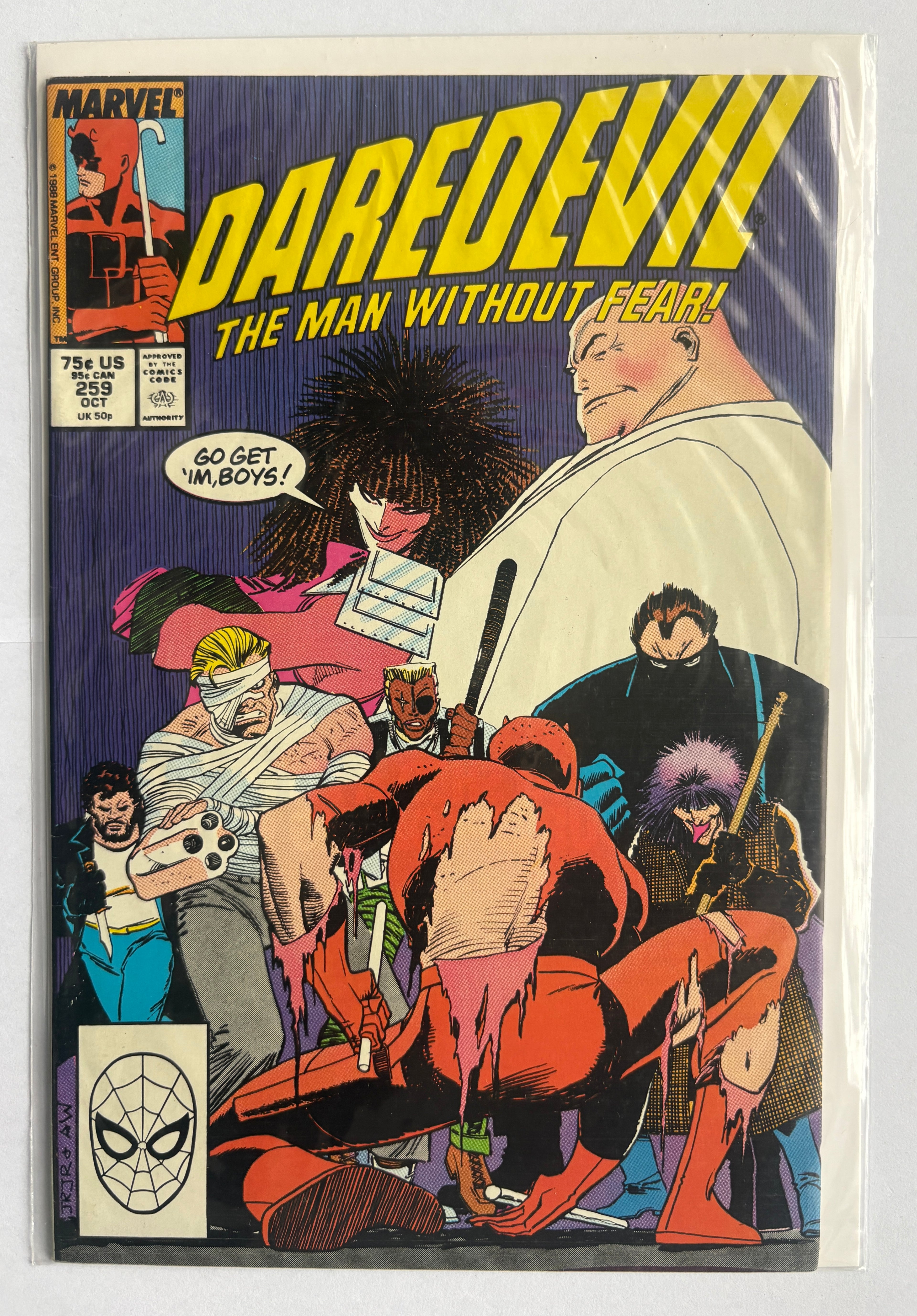 Daredevil #259 - Marvel Comics October 1988 F/VF 7.0