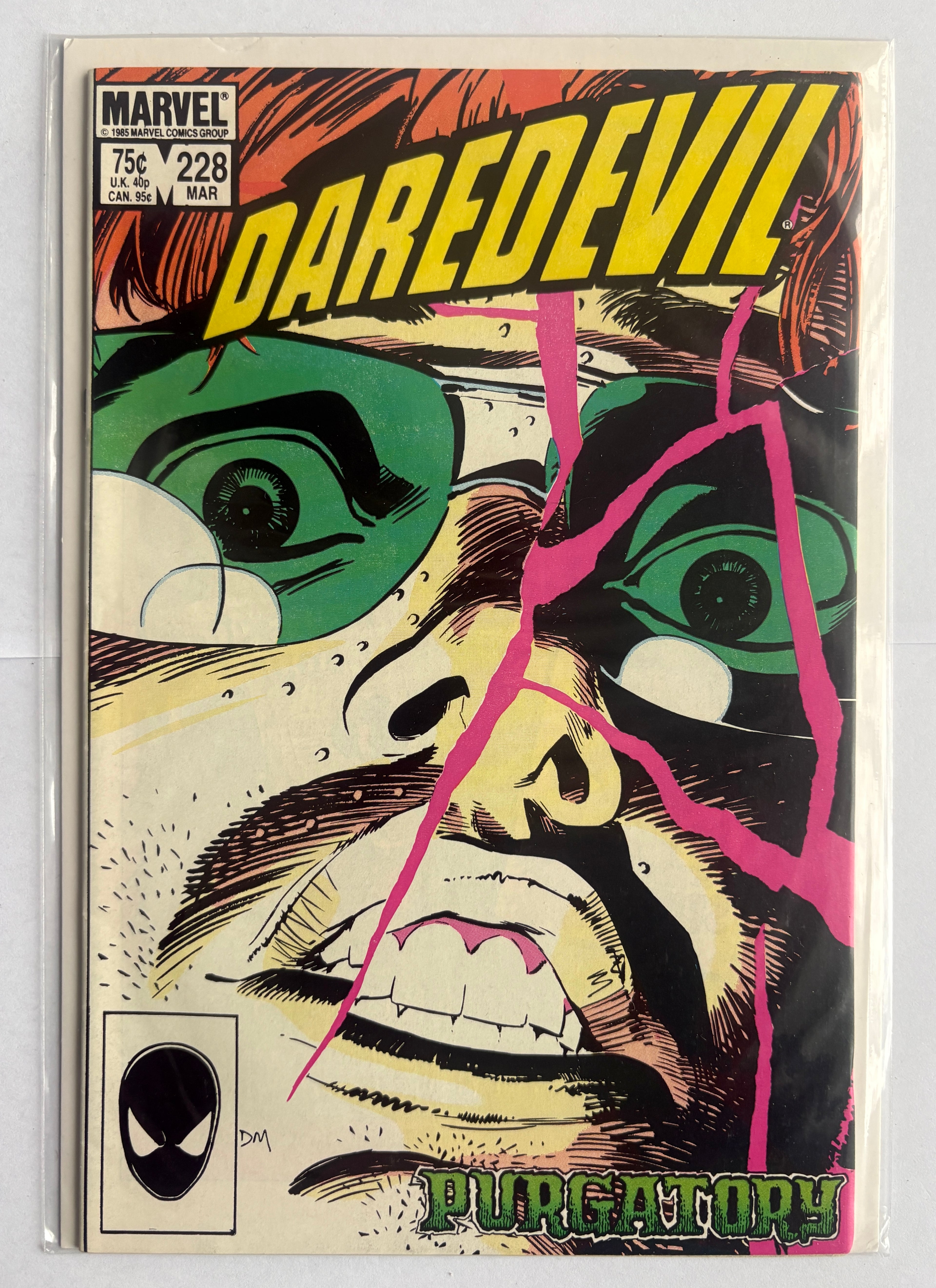 Daredevil #228 - Purgatory - Marvel Comics March 1986 VF+ 8.5