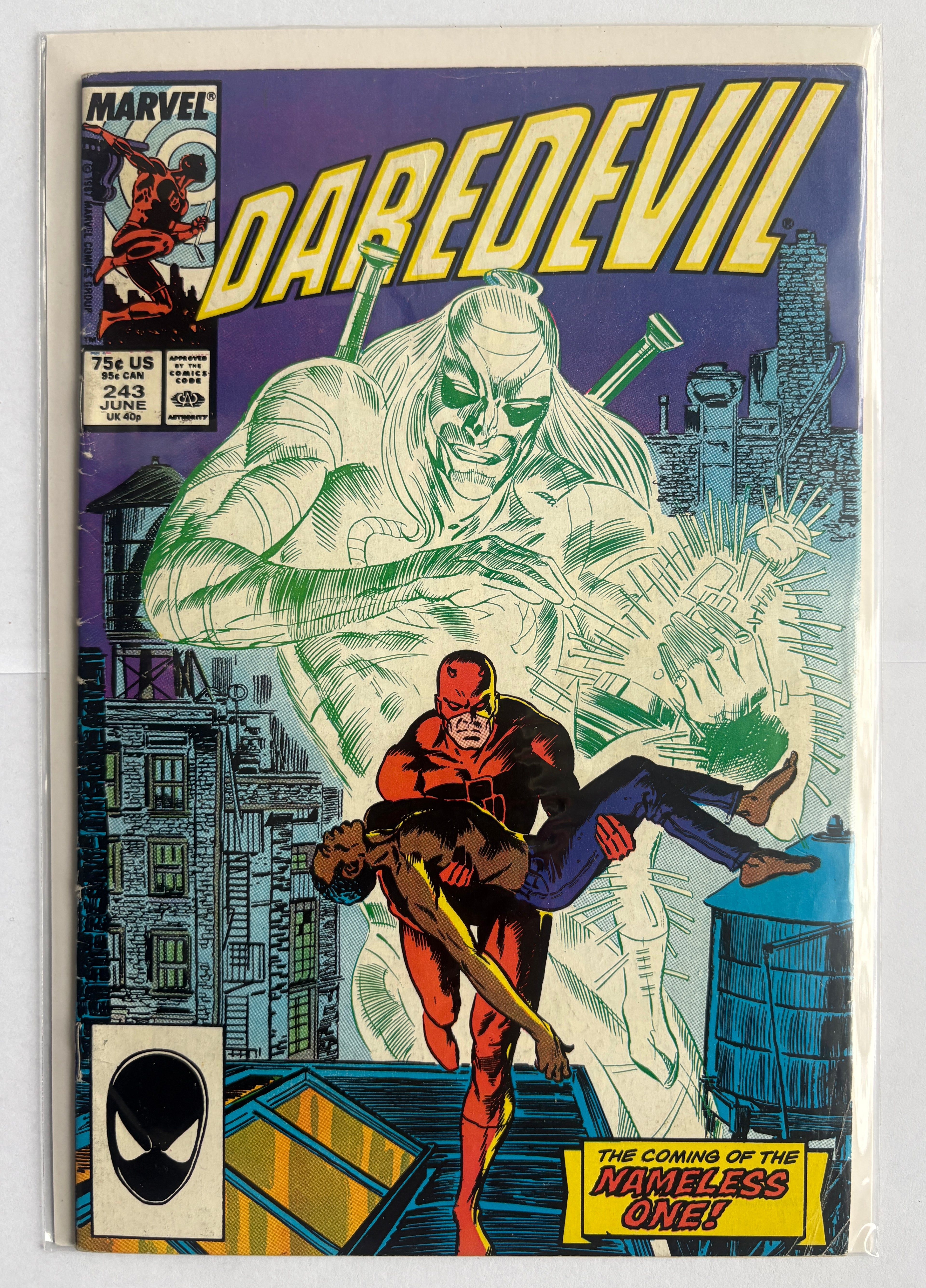 Daredevil #243 - Nameless One - Marvel Comics June 1987 FN+ 6.5