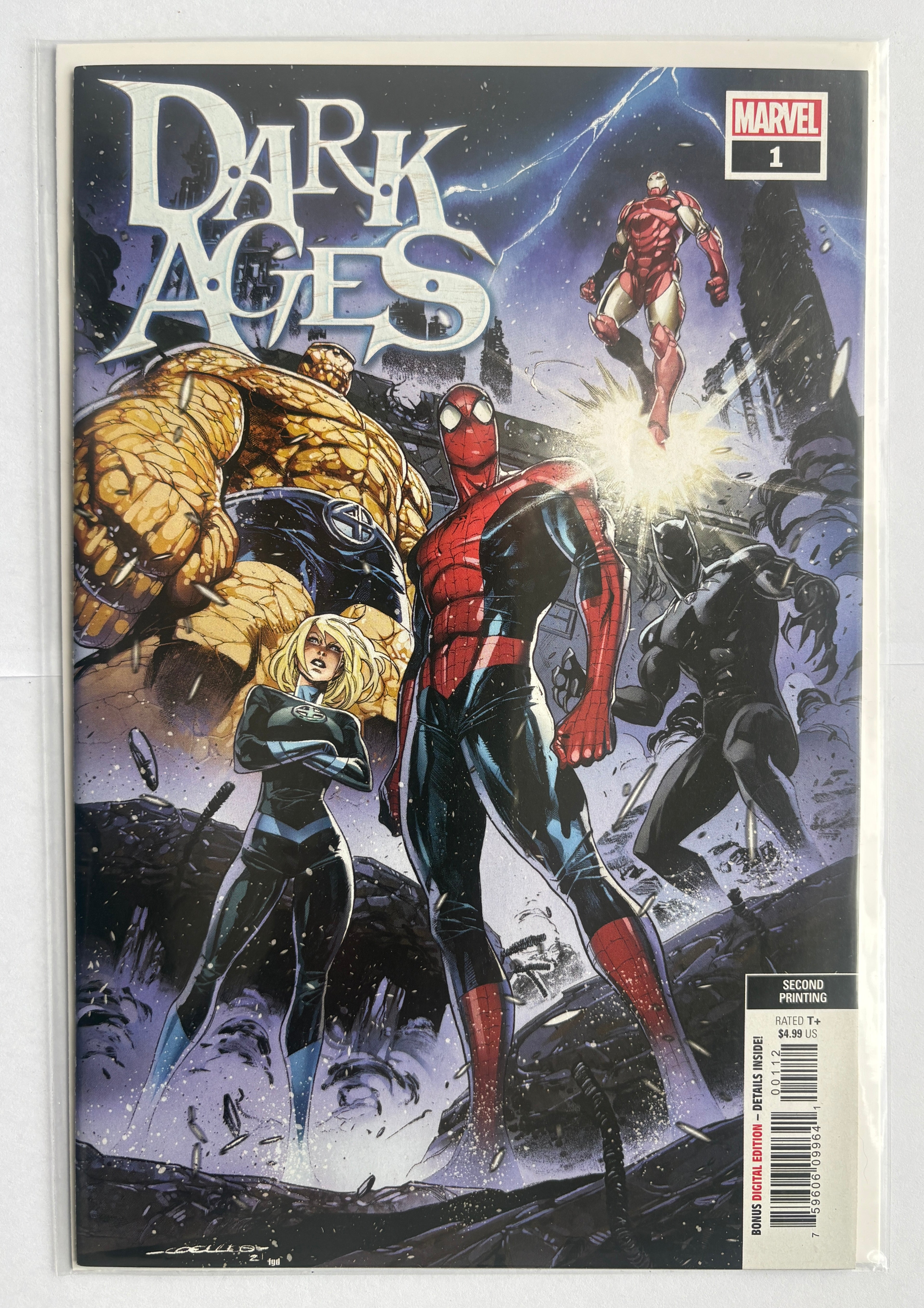 Dark Ages #1 - 2nd Printing Marvel December 2021 NM- 9.2