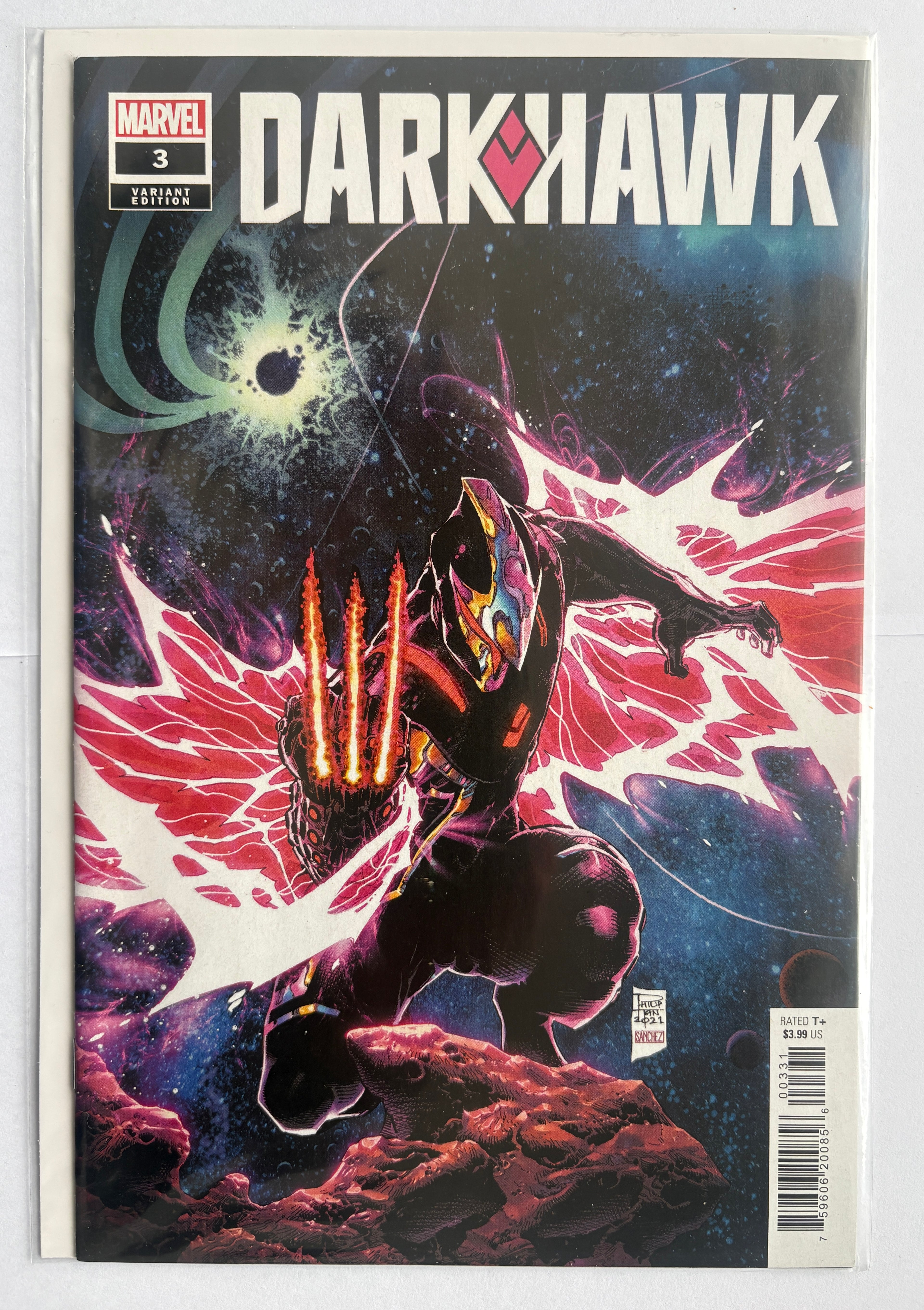 Darkhawk #3 - 1st Print Variant Marvel December 2021 NM- 9.2