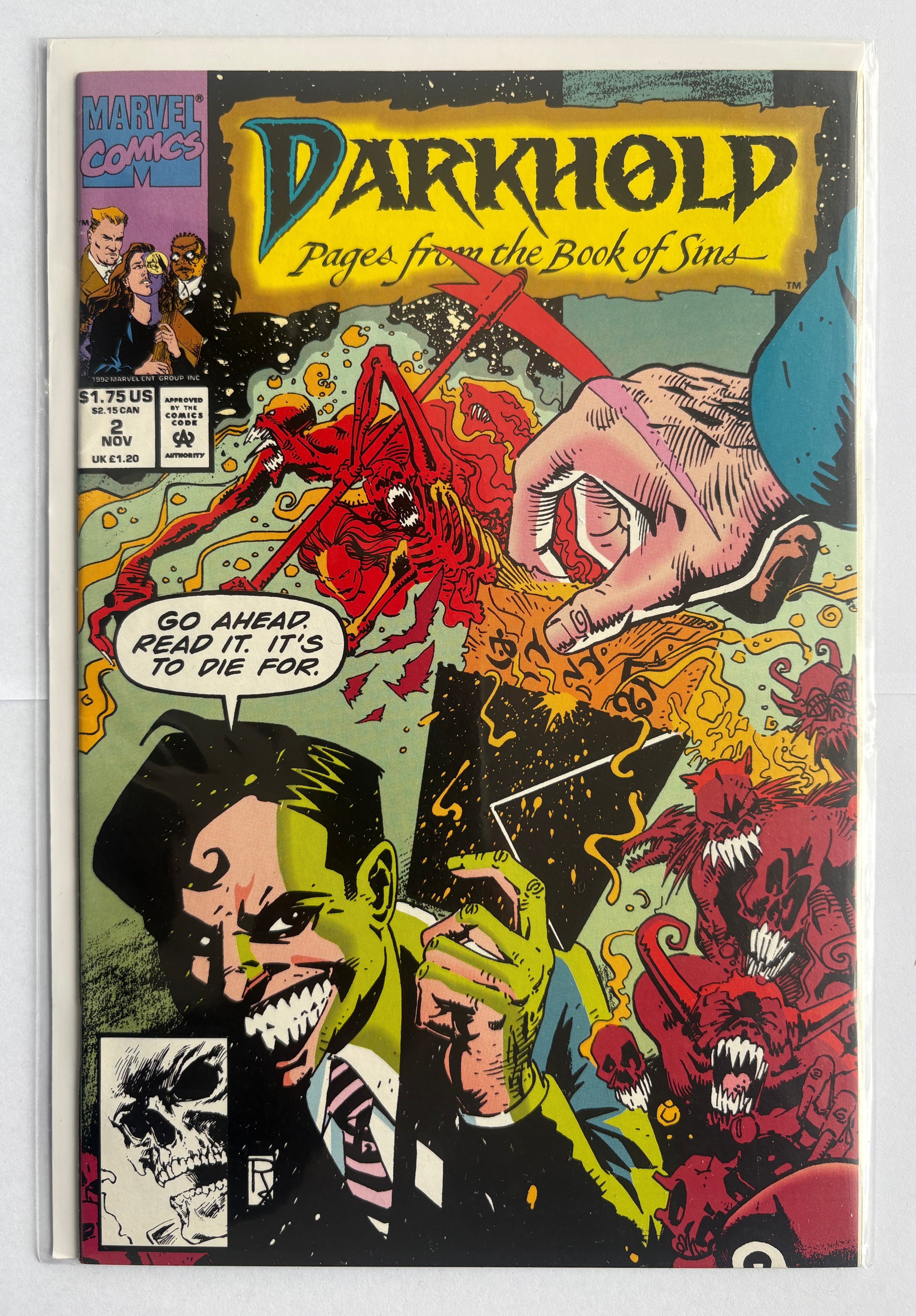 Darkhold: Pages from the Book of Sins #2 - Marvel Comics November 1992 VF 8.0