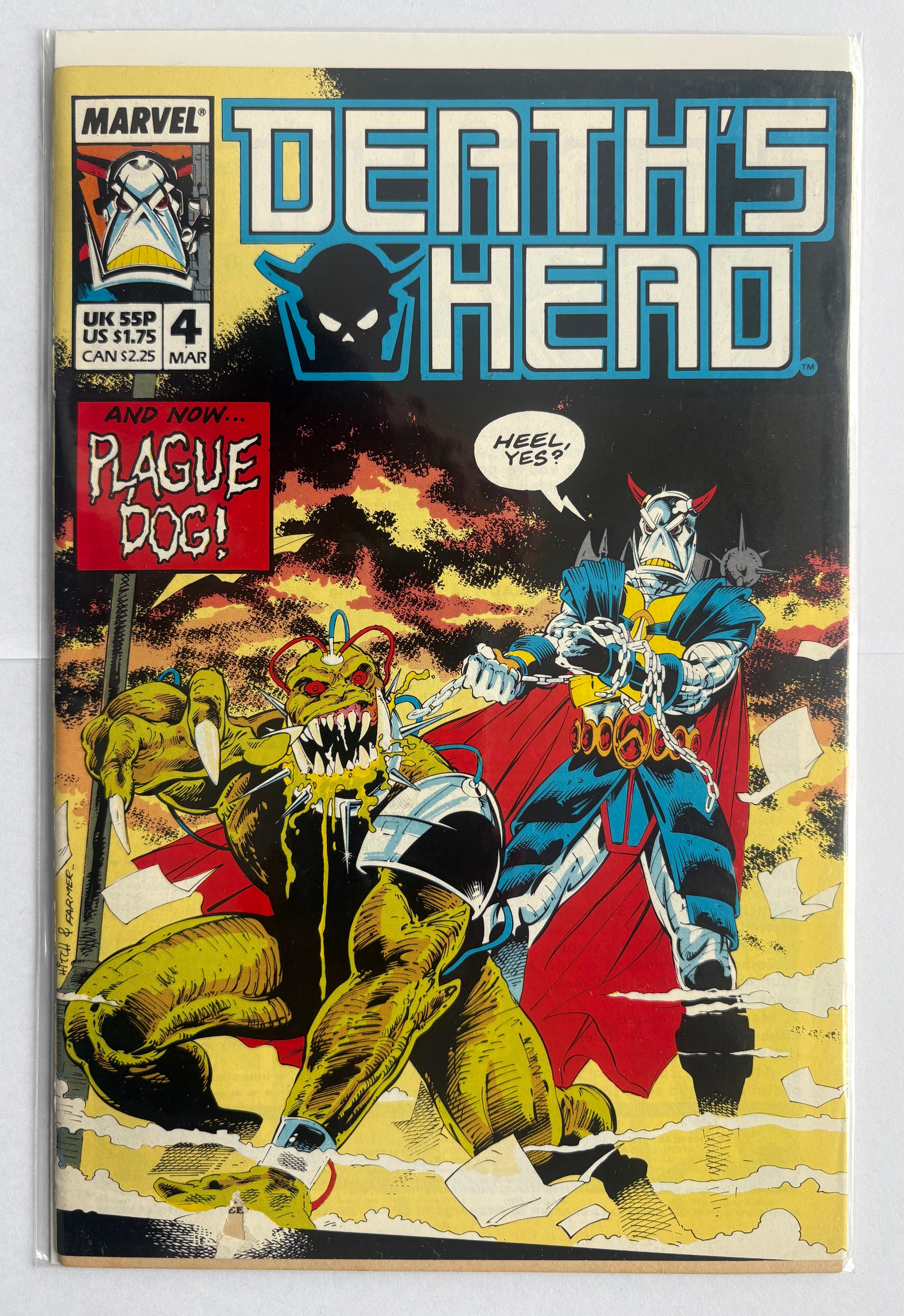 Death's Head #4 - Marvel Comics - March 1989 F/VF 7.0