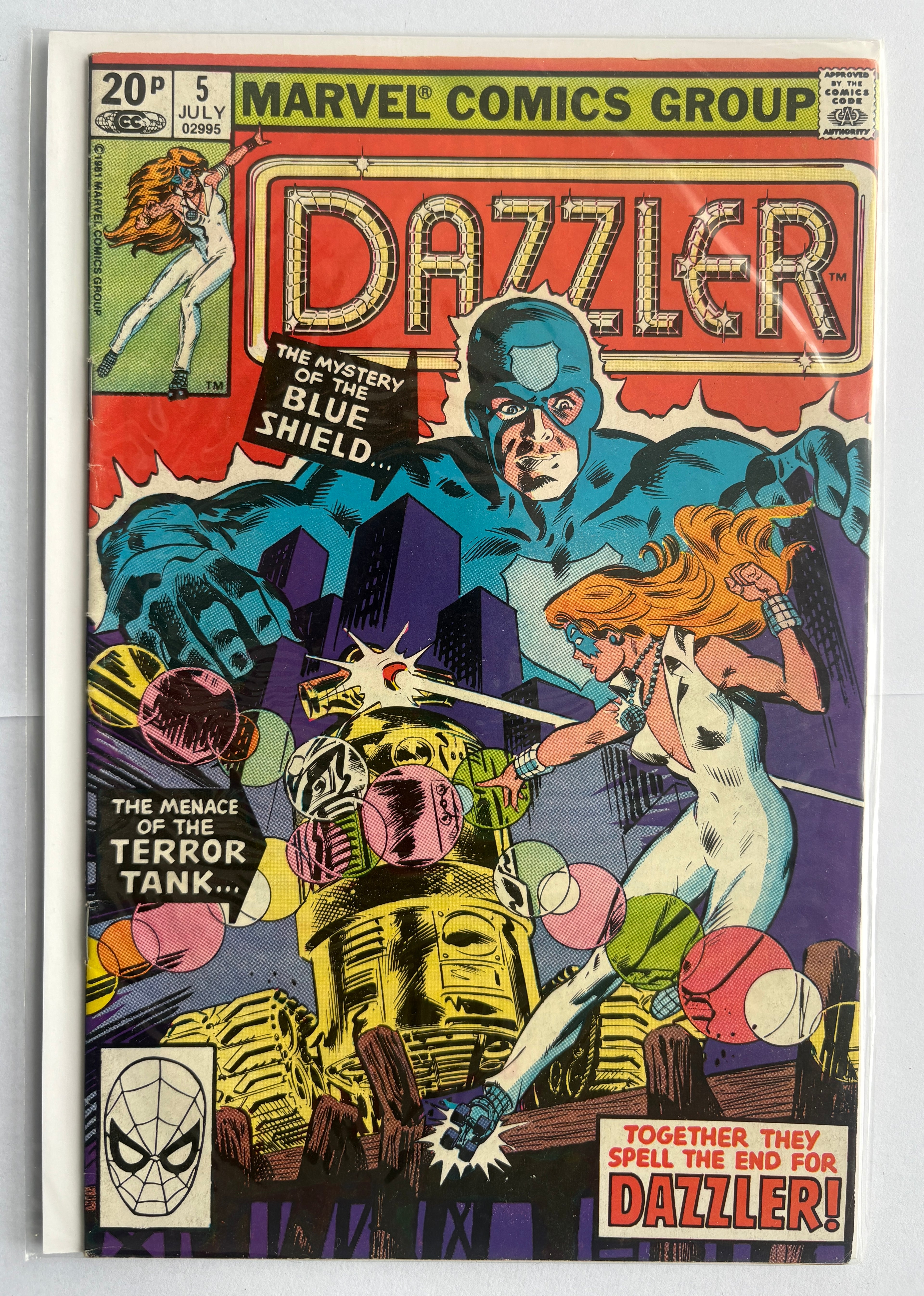 Dazzler #5 - Marvel Comics UK Variant - July 1981 FN 6.0