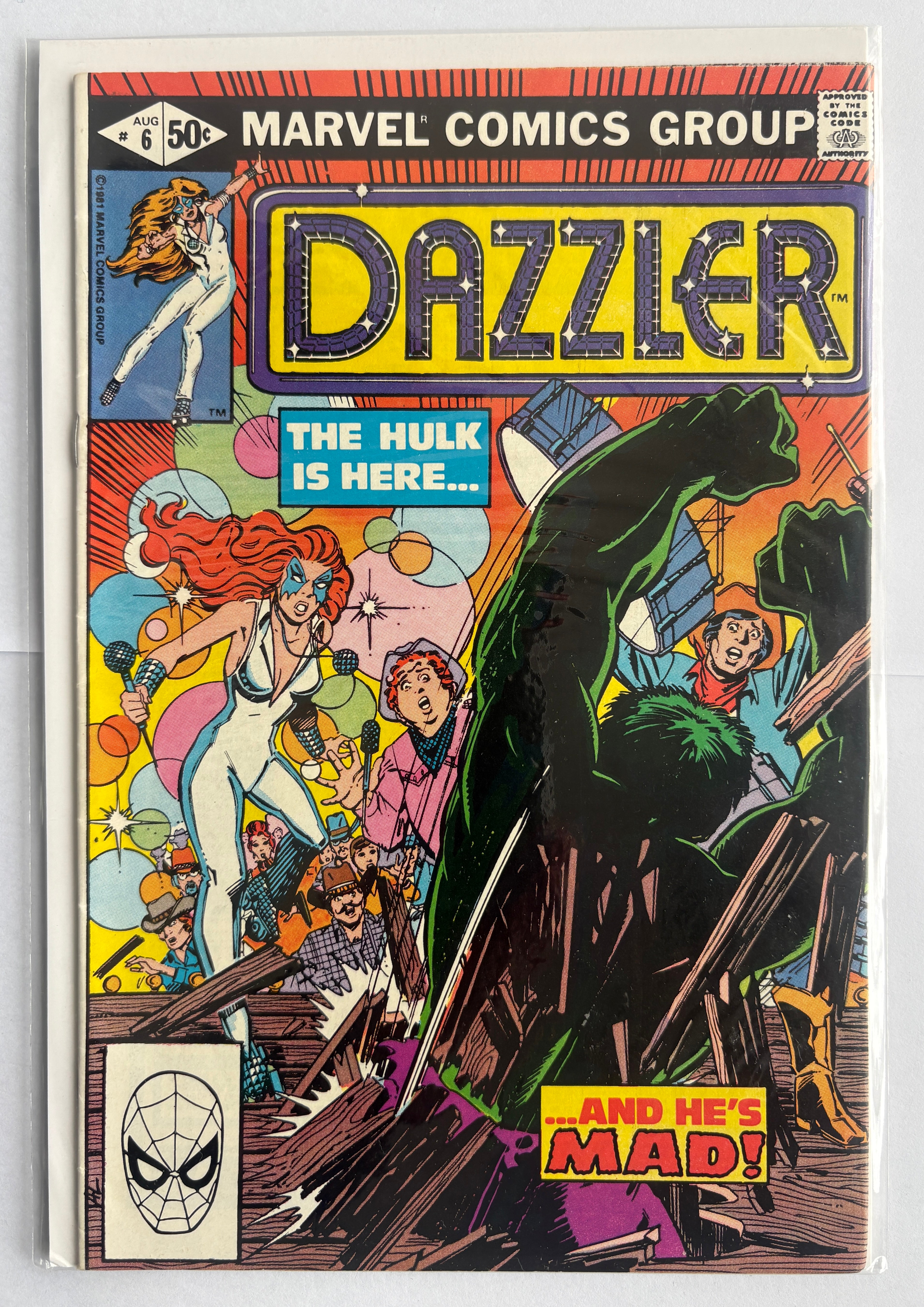 Dazzler #6 - Marvel Comics - August 1981 F/VF 7.0