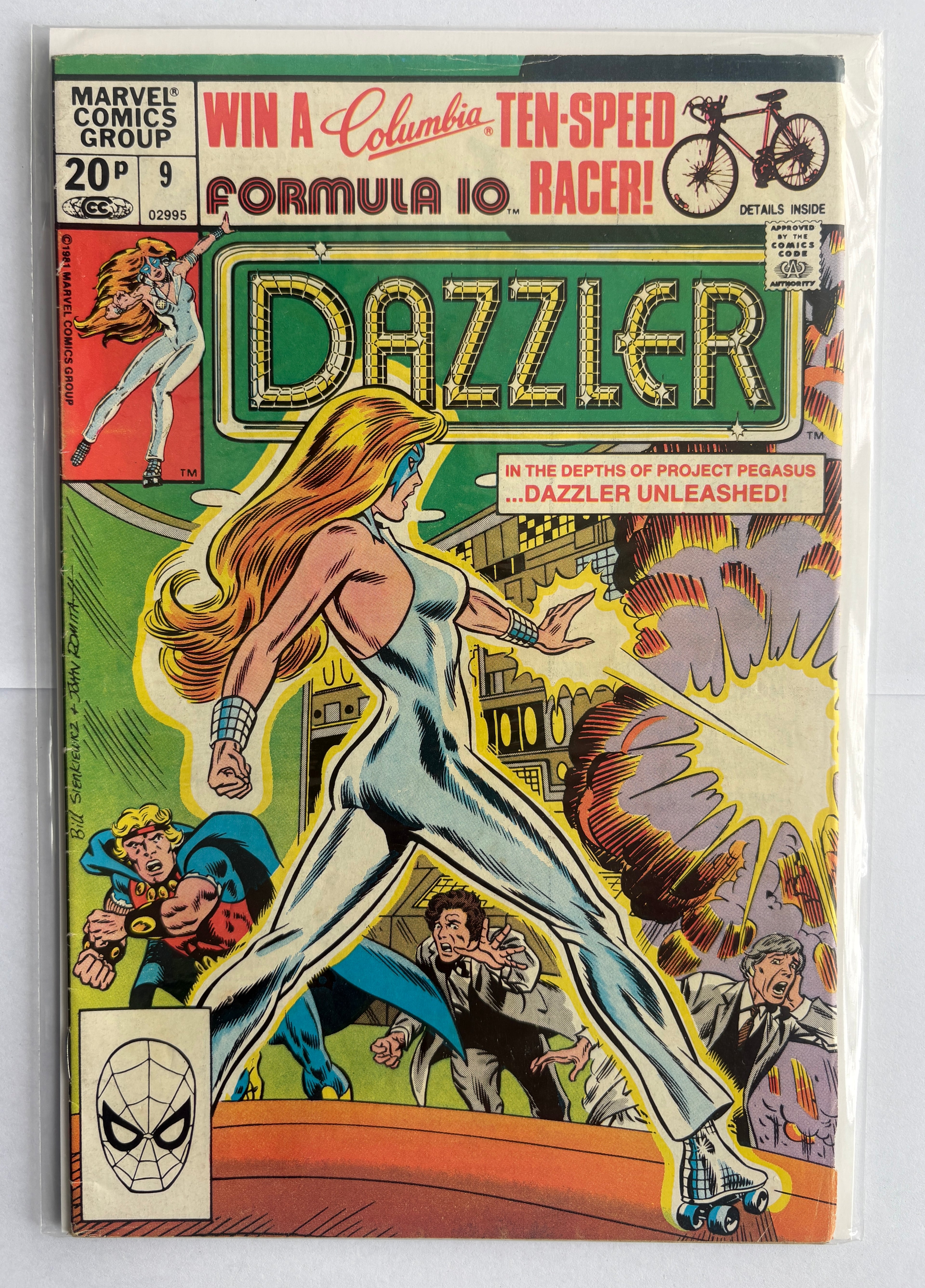 Dazzler #9 - Marvel Comics UK Variant November 1981 F/VF 7.0