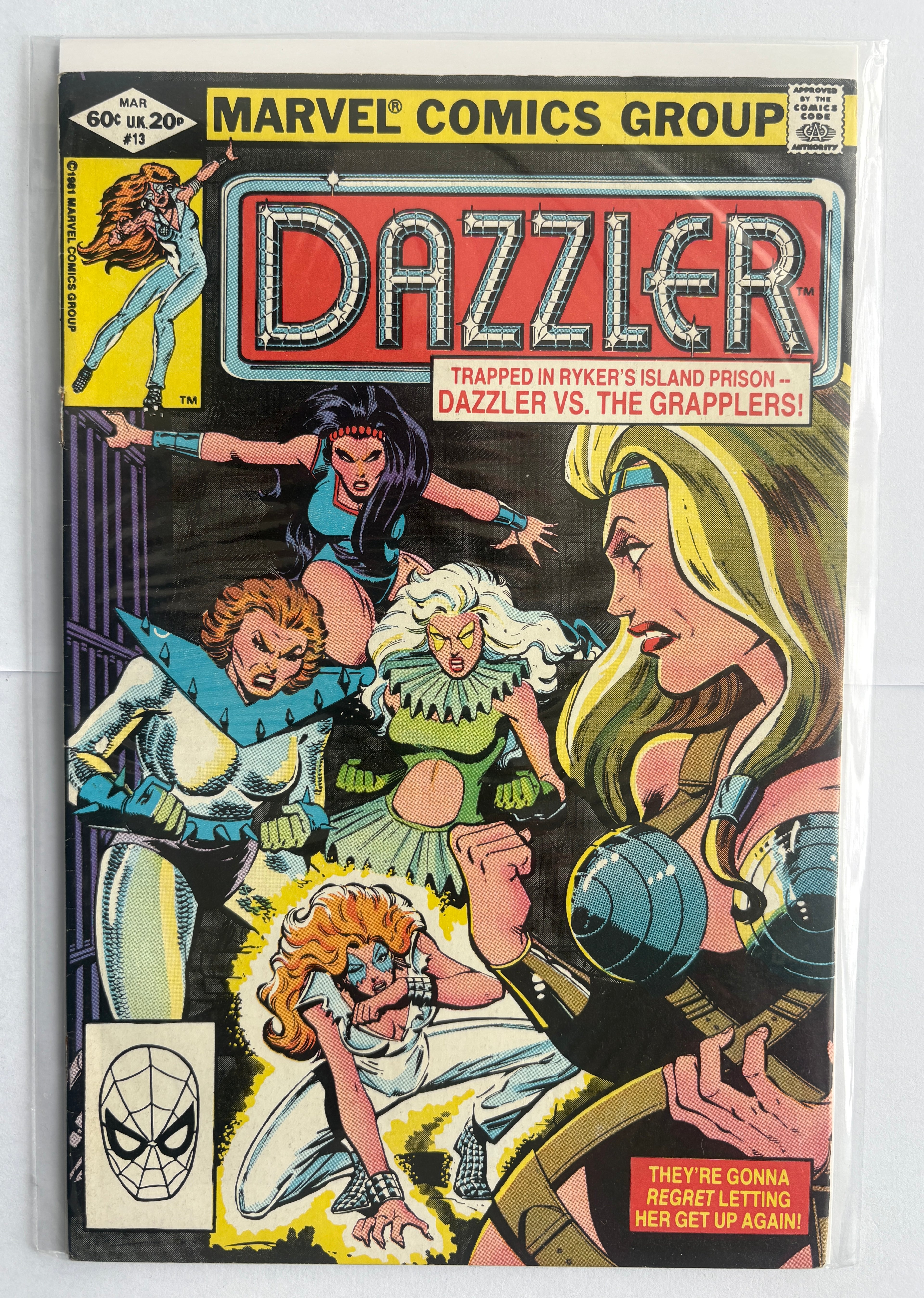 Dazzler #13 - Marvel Comics March 1982 FN+ 6.5