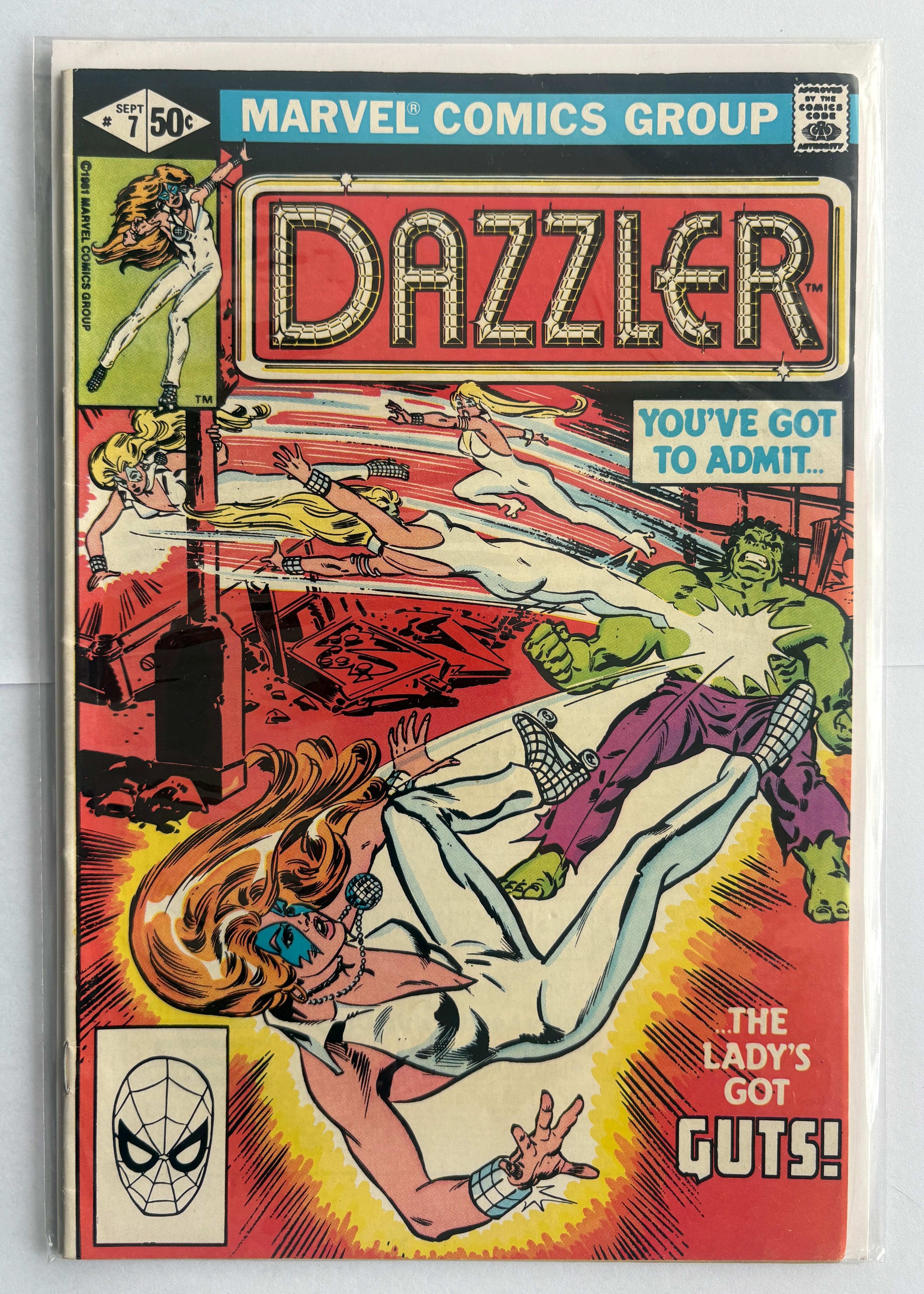 Dazzler #7 - Marvel Comics - September 1981 F/VF 7.0
