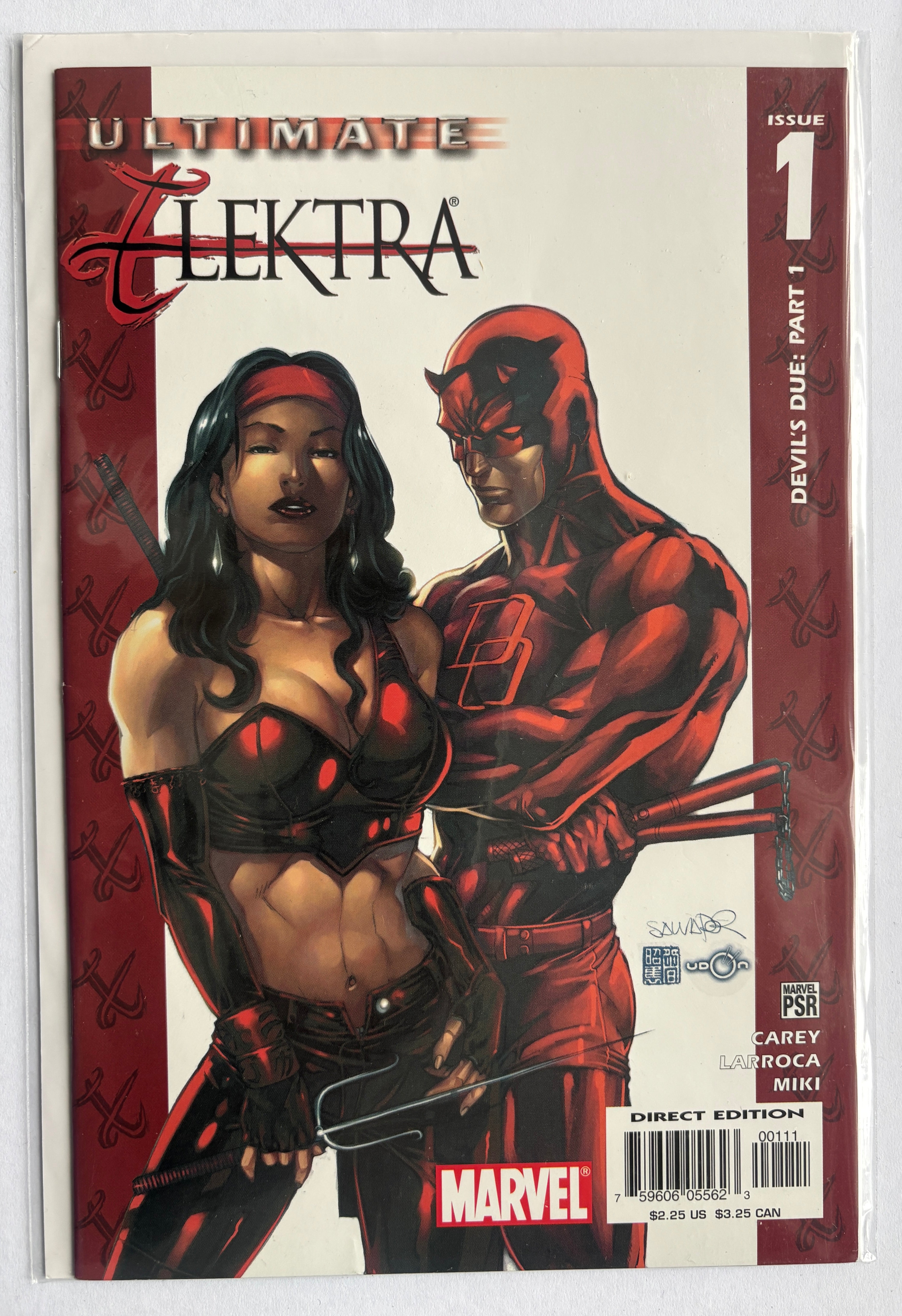 Ultimate Elektra #1 - 1st Printing - Marvel Comics - October 2004 VF- 7.5