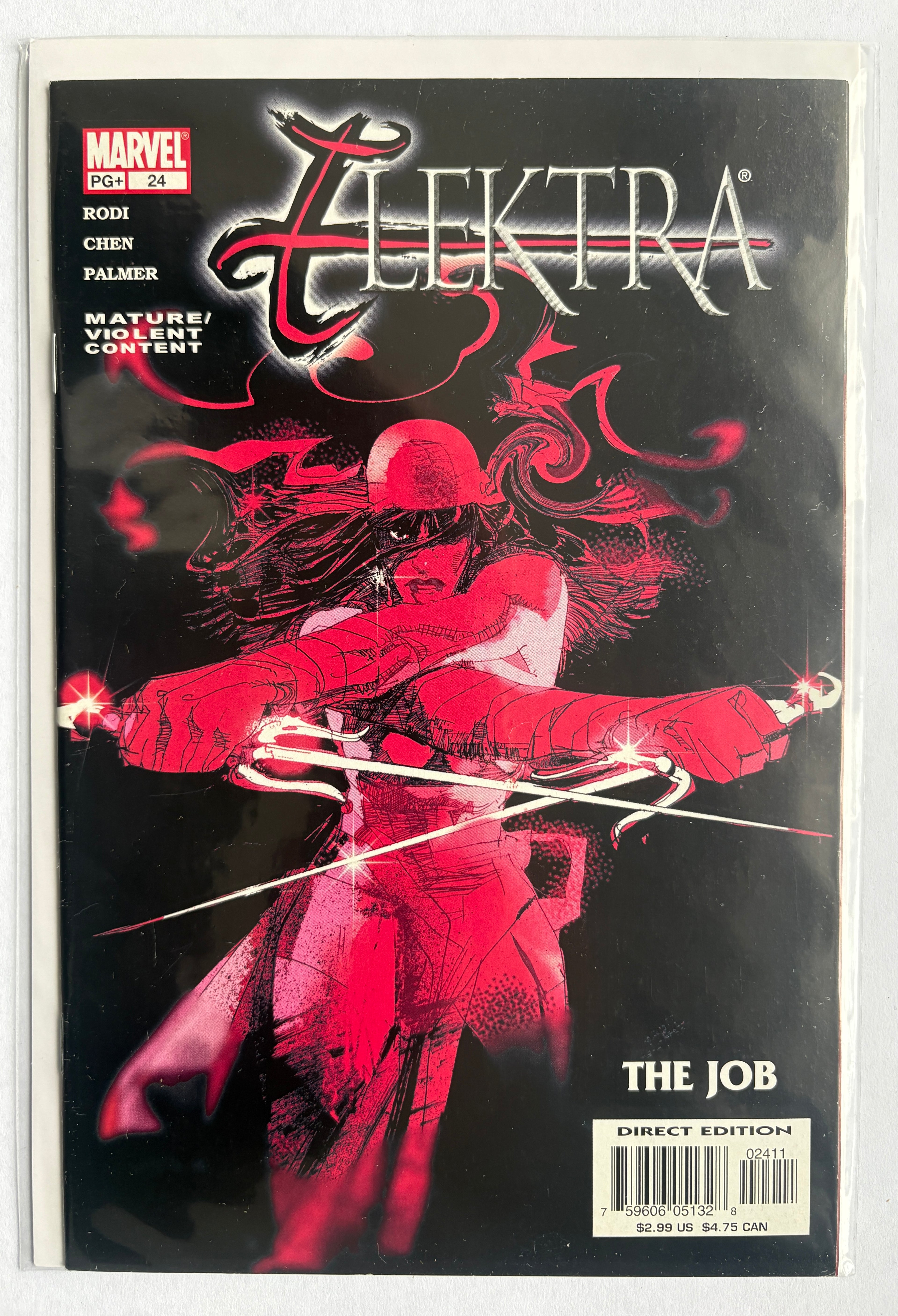 Elektra #24 - 1st Printing Marvel Comics August 2003 VF+ 8.5
