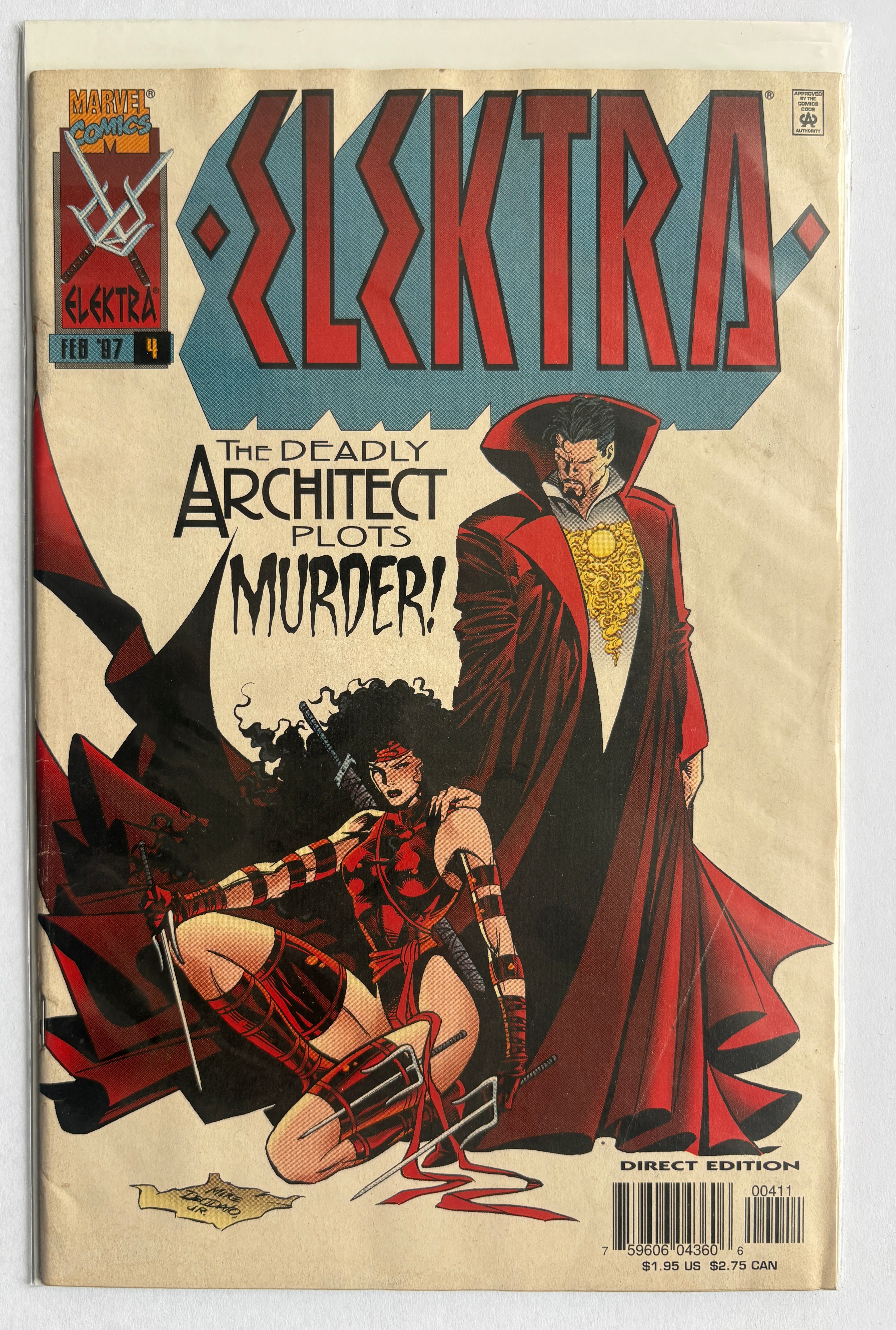 Elektra #4 - 1st Printing - Marvel Comics February 1997 FN- 5.5