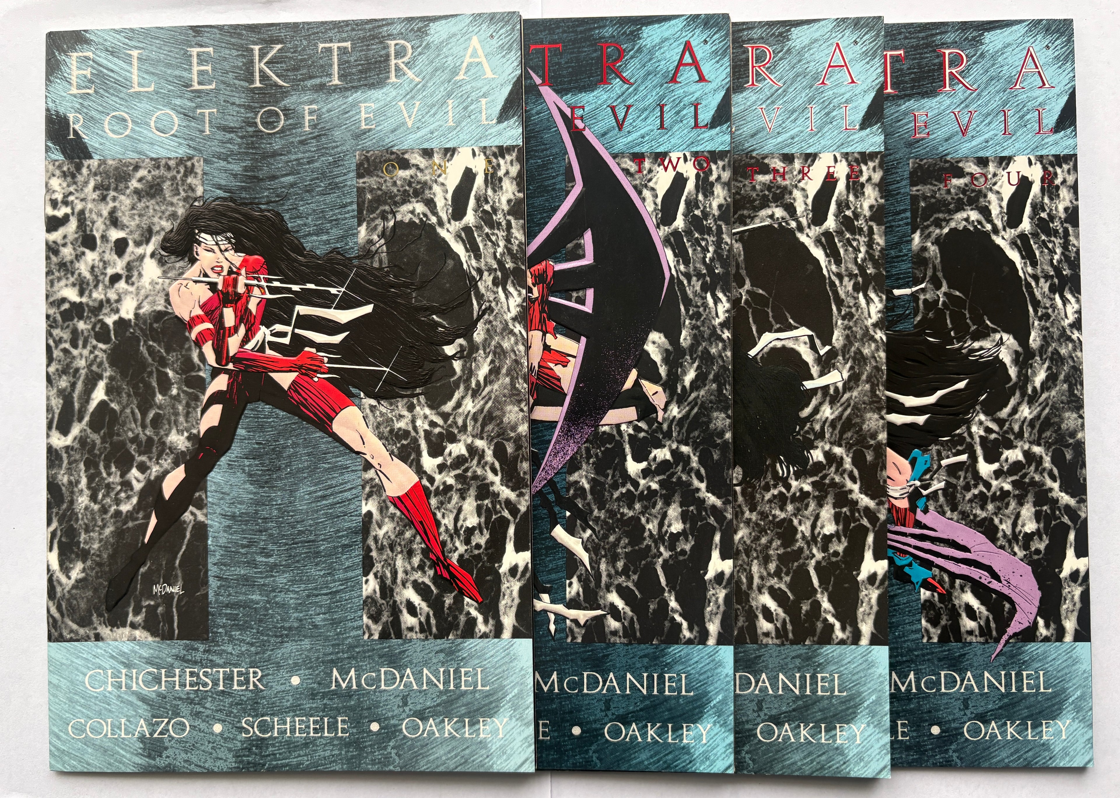 Elektra Root of Evil #1 to 4 (Set of 4 Comics) Marvel 1995 VF+ 8.5