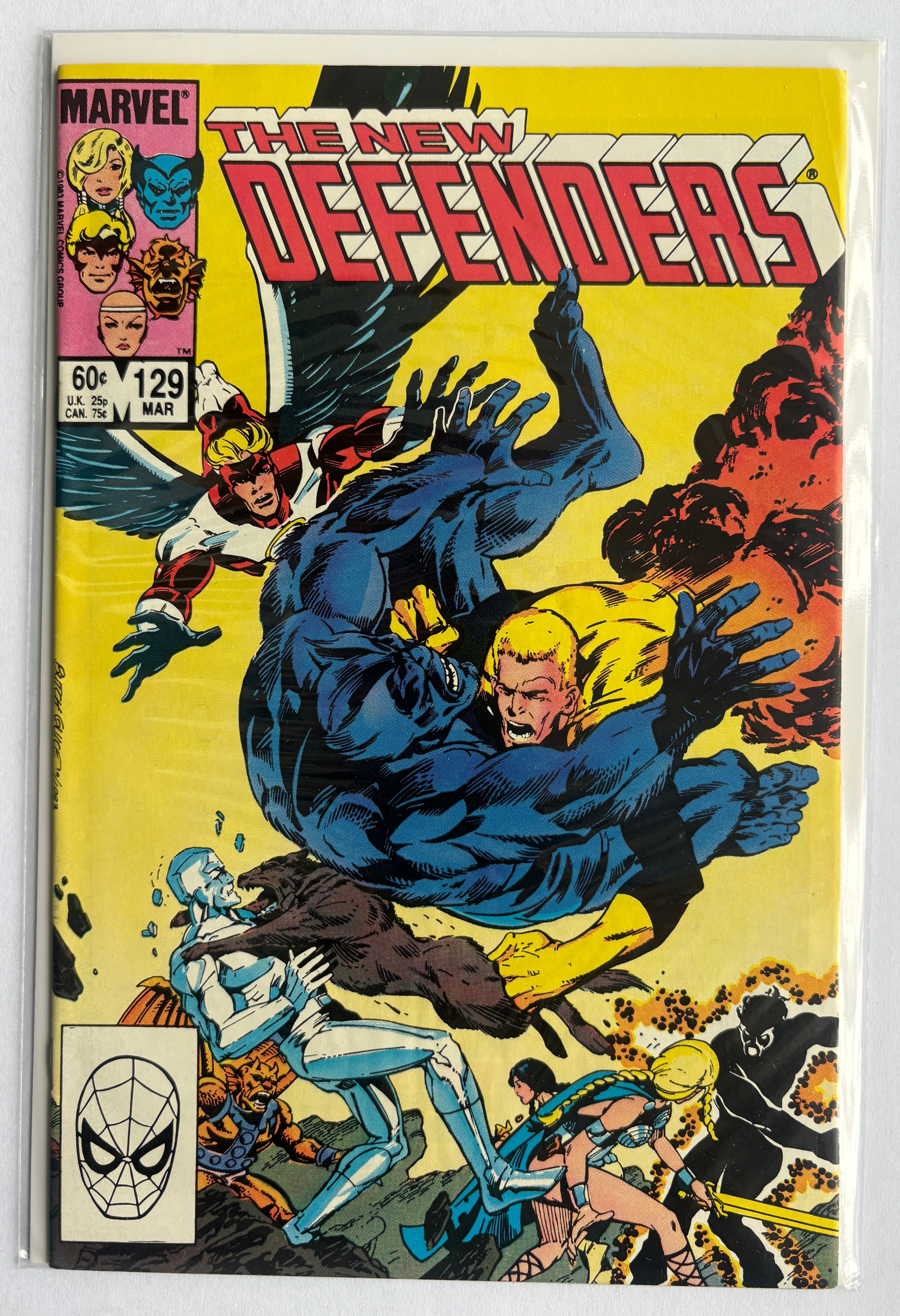 The New Defenders #129 - Marvel Comics - March 1984 VF- 7.5