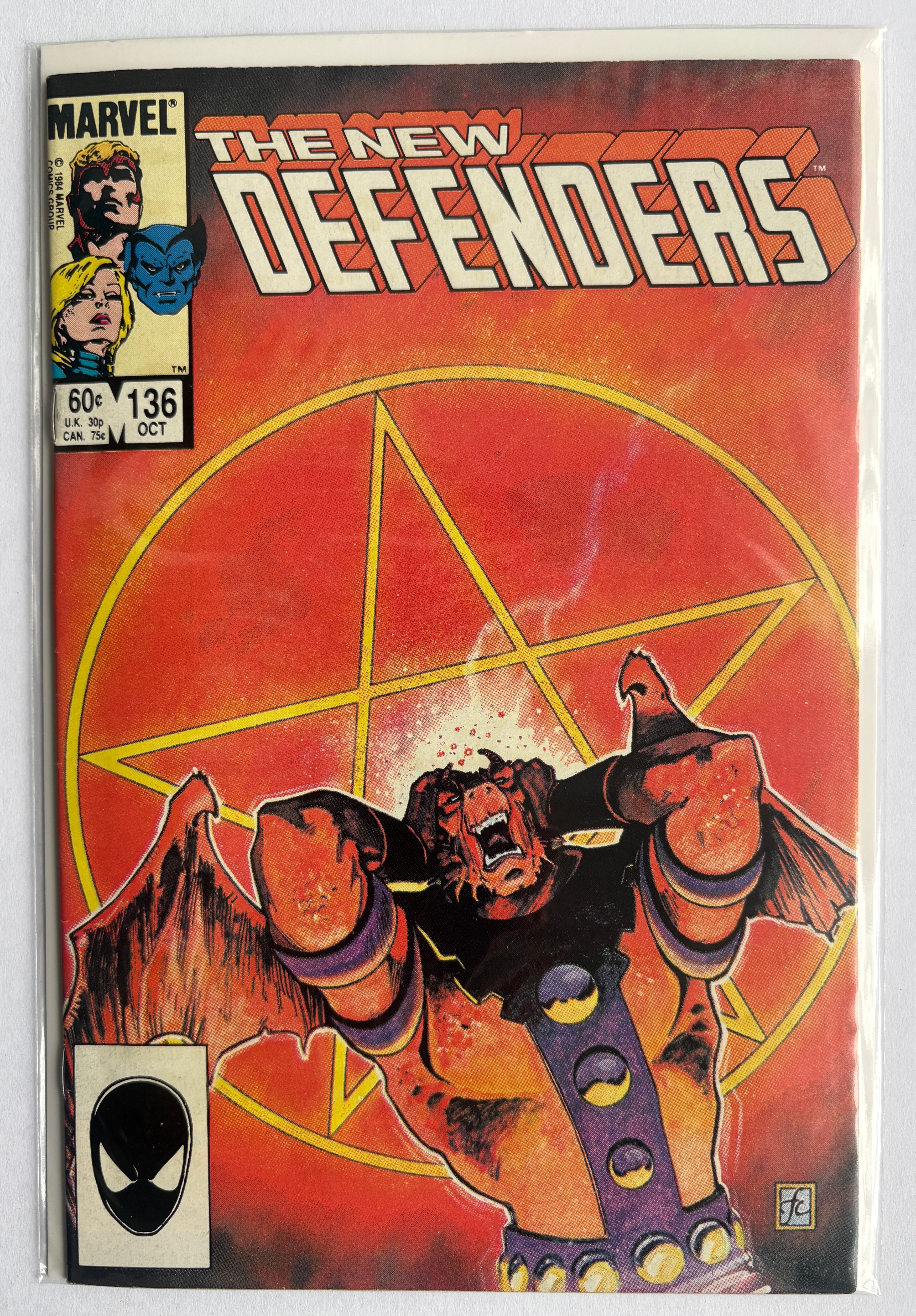The New Defenders #136 - Marvel Comics October 1984 VF- 7.5