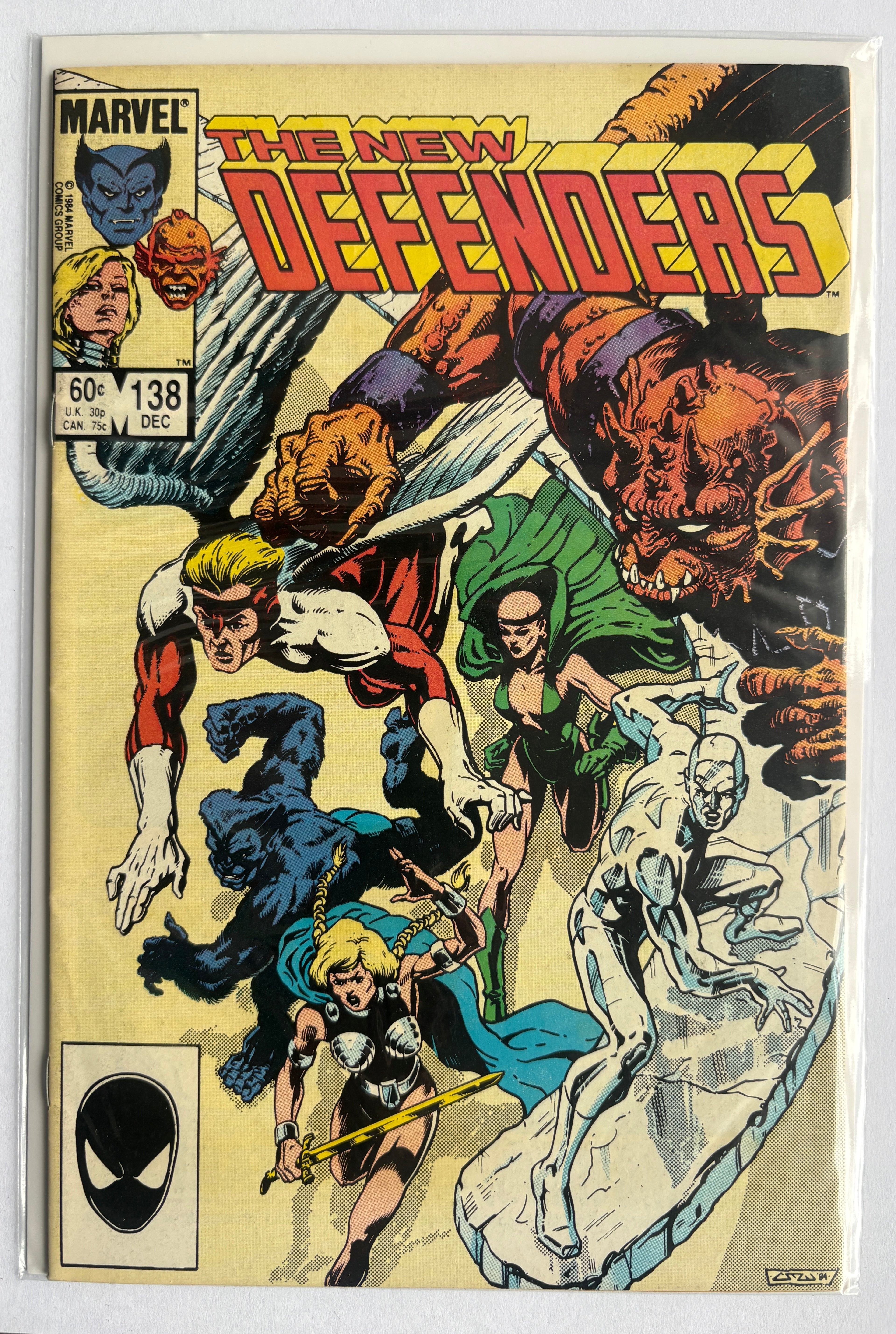 The New Defenders #138 - Marvel Comics December 1984 VF- 7.5