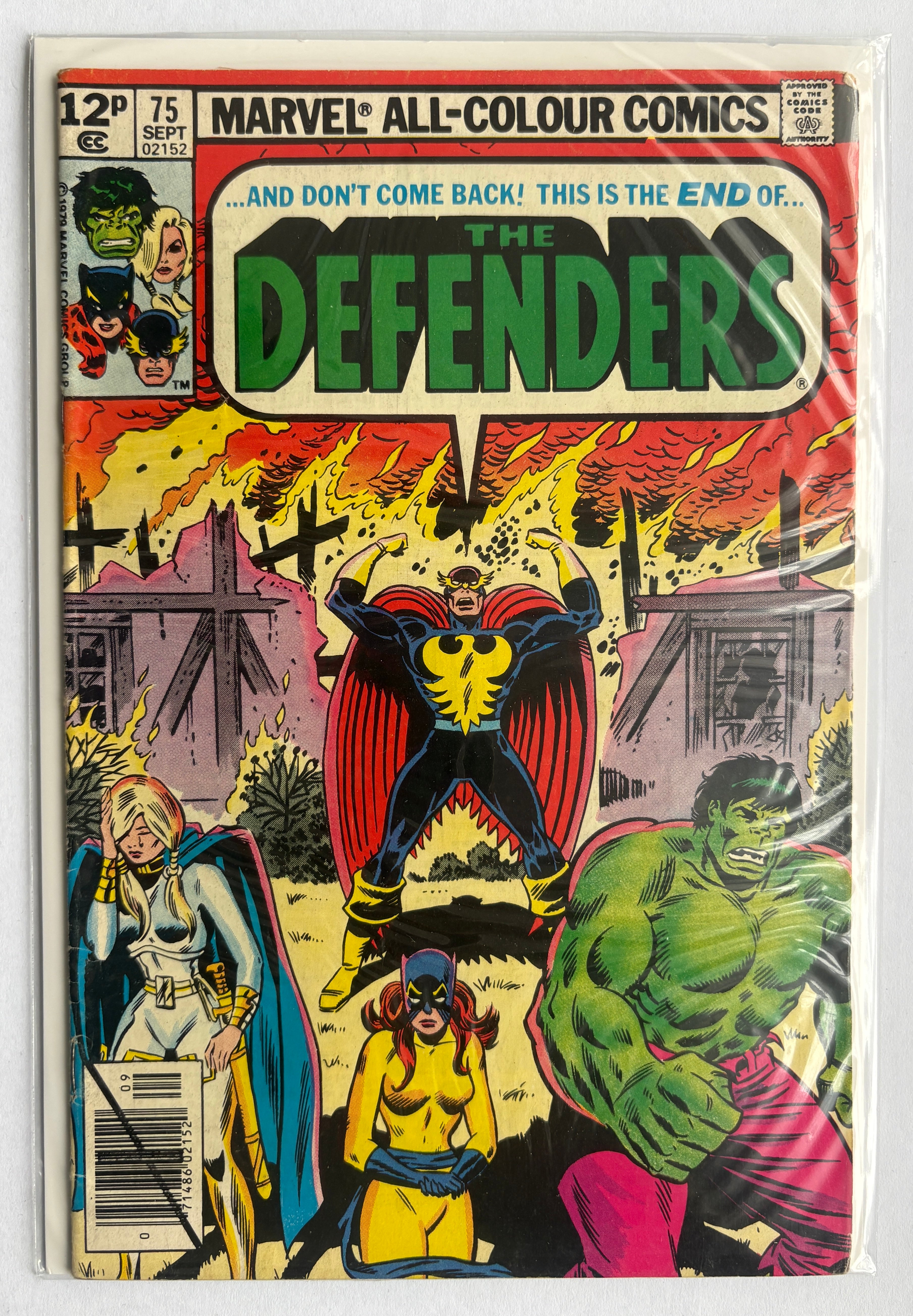 The Defenders #75 - UK Variant - Marvel Comics - September 1979 FN+ 6.5