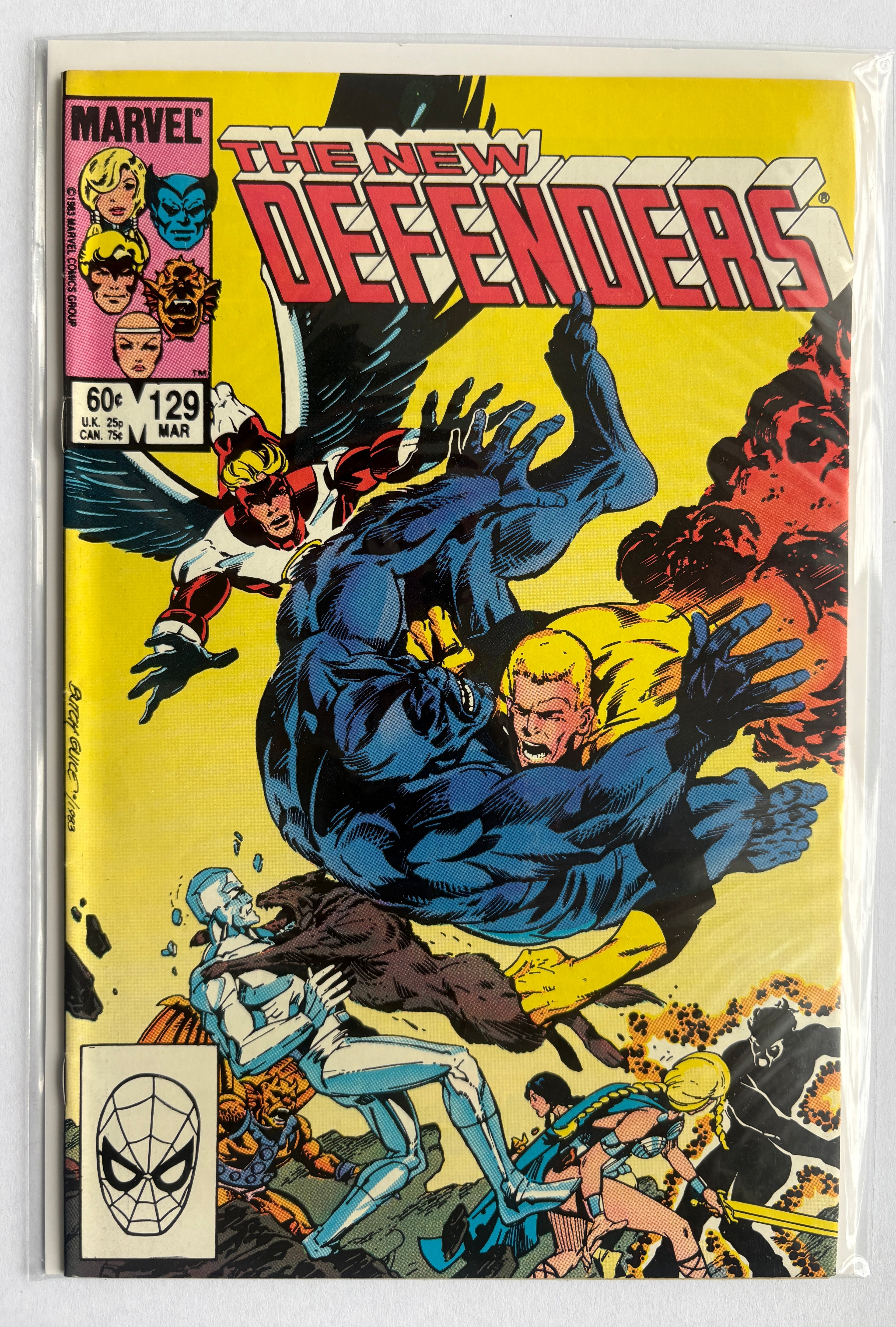 The New Defenders #129 - Marvel Comics - March 1984 VF 8.0