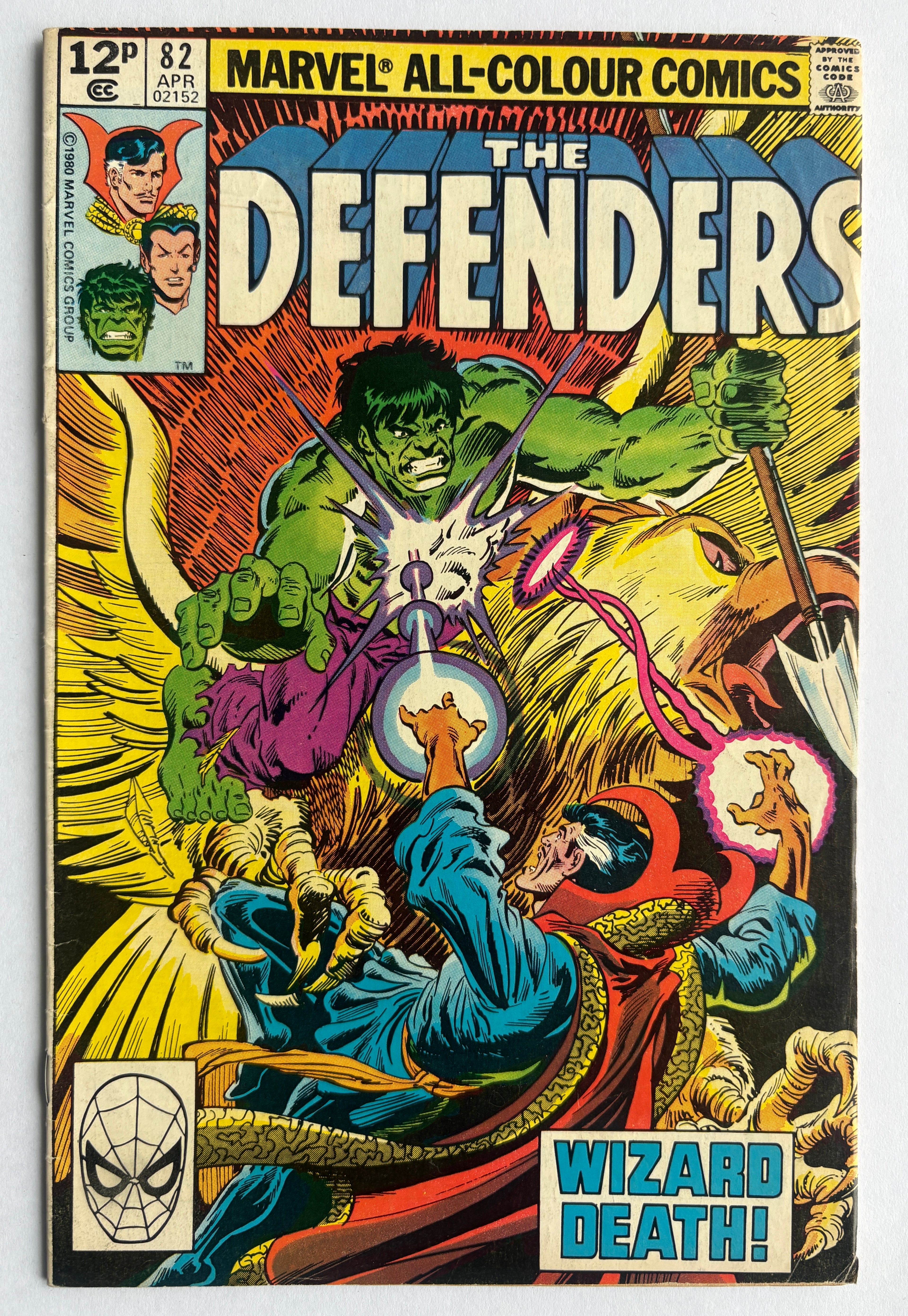 The Defenders #82 - UK Variant - Marvel Comics - April 1980 FN 6.5