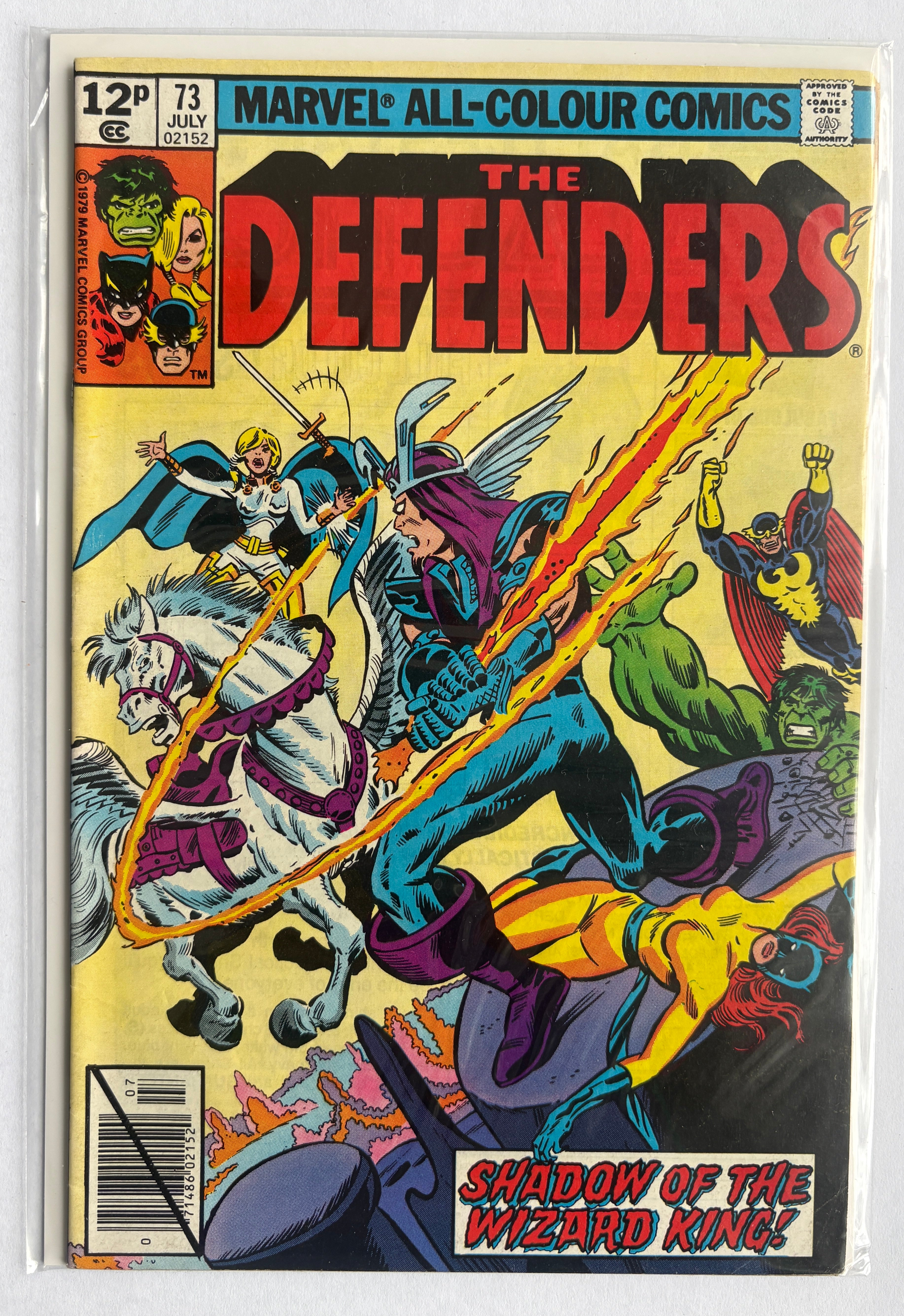 The Defenders #73 - UK Variant - Marvel Comics - July 1979 F/VF 7.0