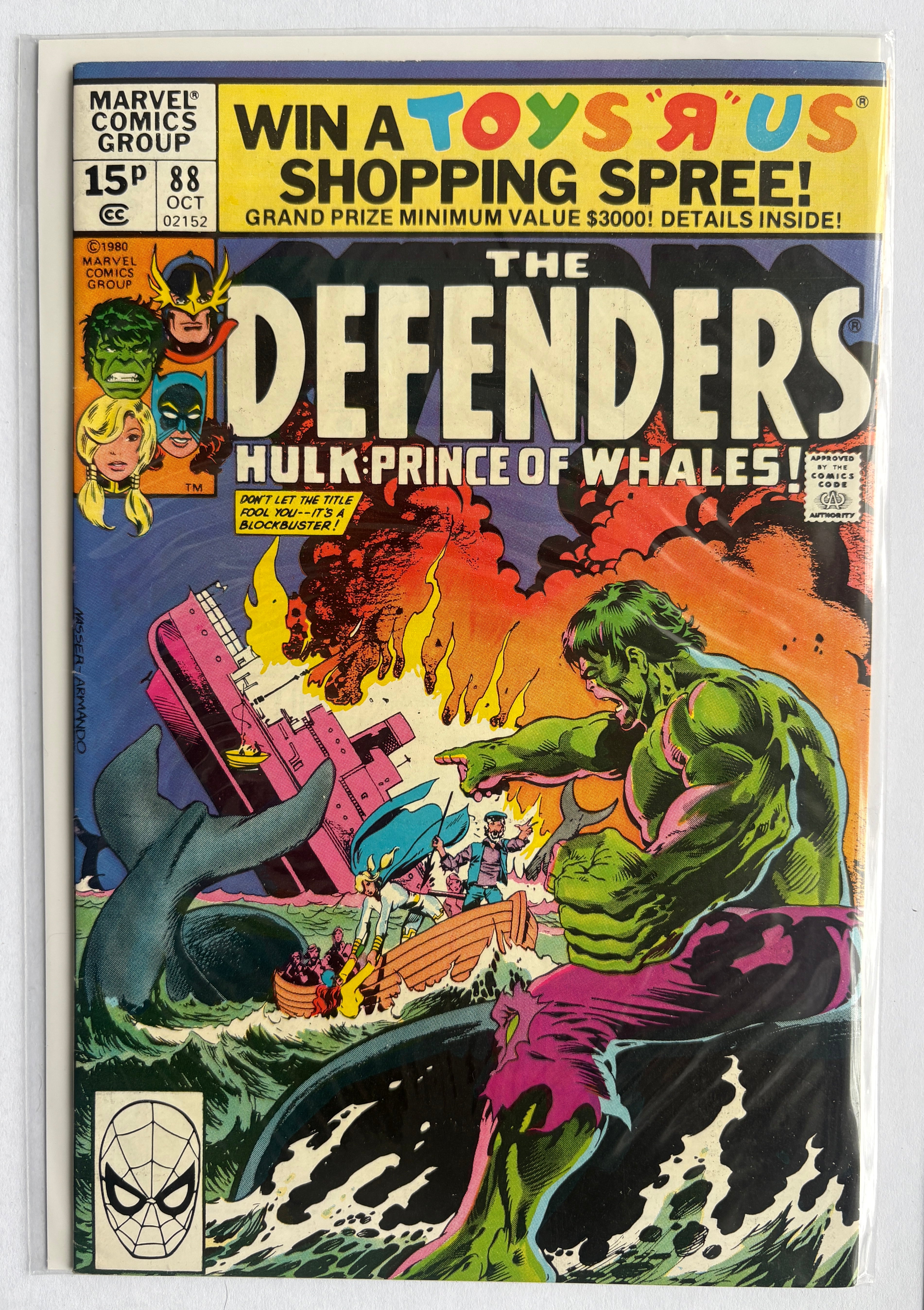 The Defenders #88 - UK Variant - Marvel Comics - October 1980 F/VF 7.0