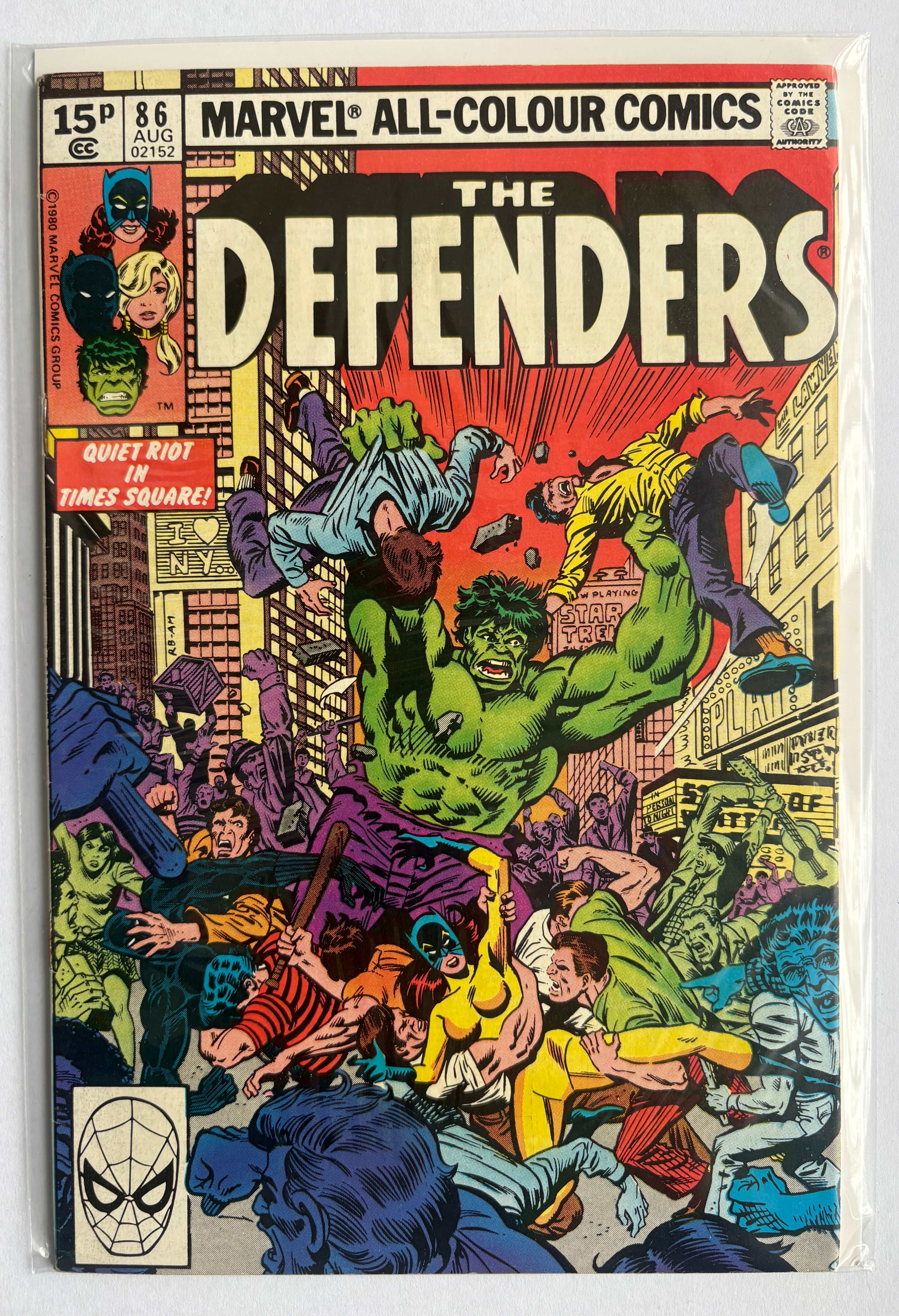 The Defenders #86 - UK Variant - Marvel Comics - August 1980 F/VF 7.0