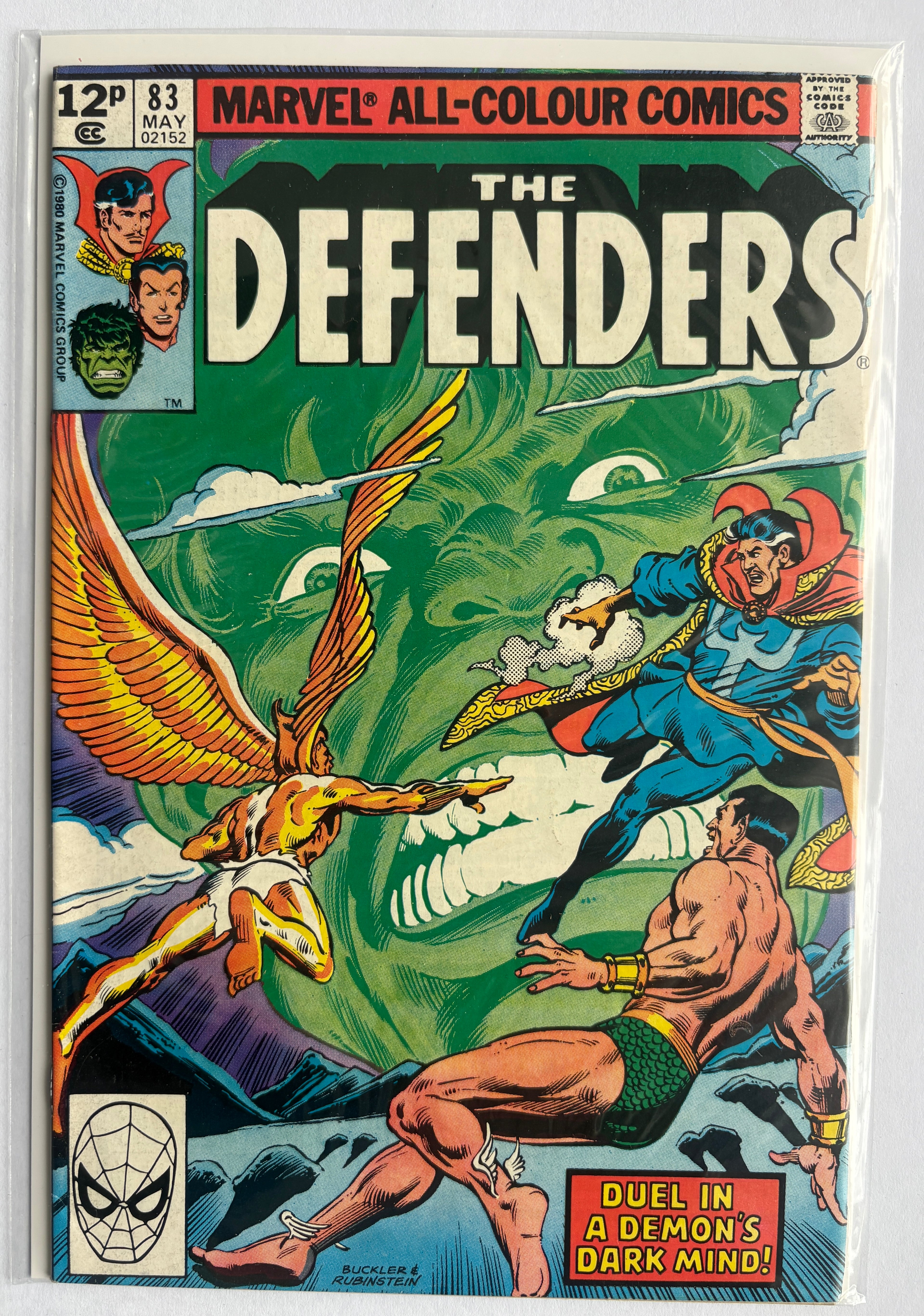 The Defenders #83 - UK Variant - Marvel Comics - May 1980 F/VF 7.0