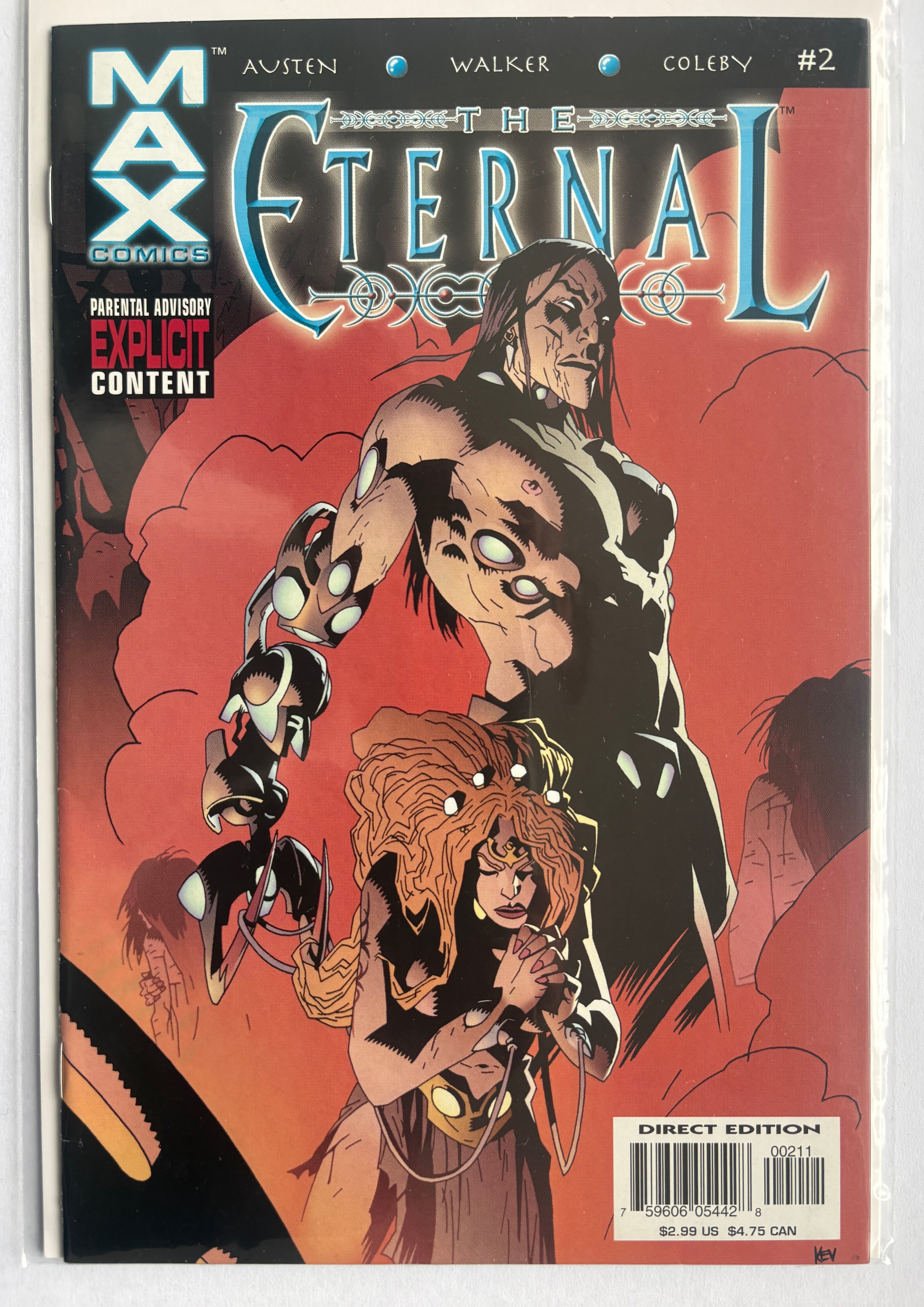 The Eternal #2 - 1st Printing Max Comics (Marvel) September 2003 VF- 7.5