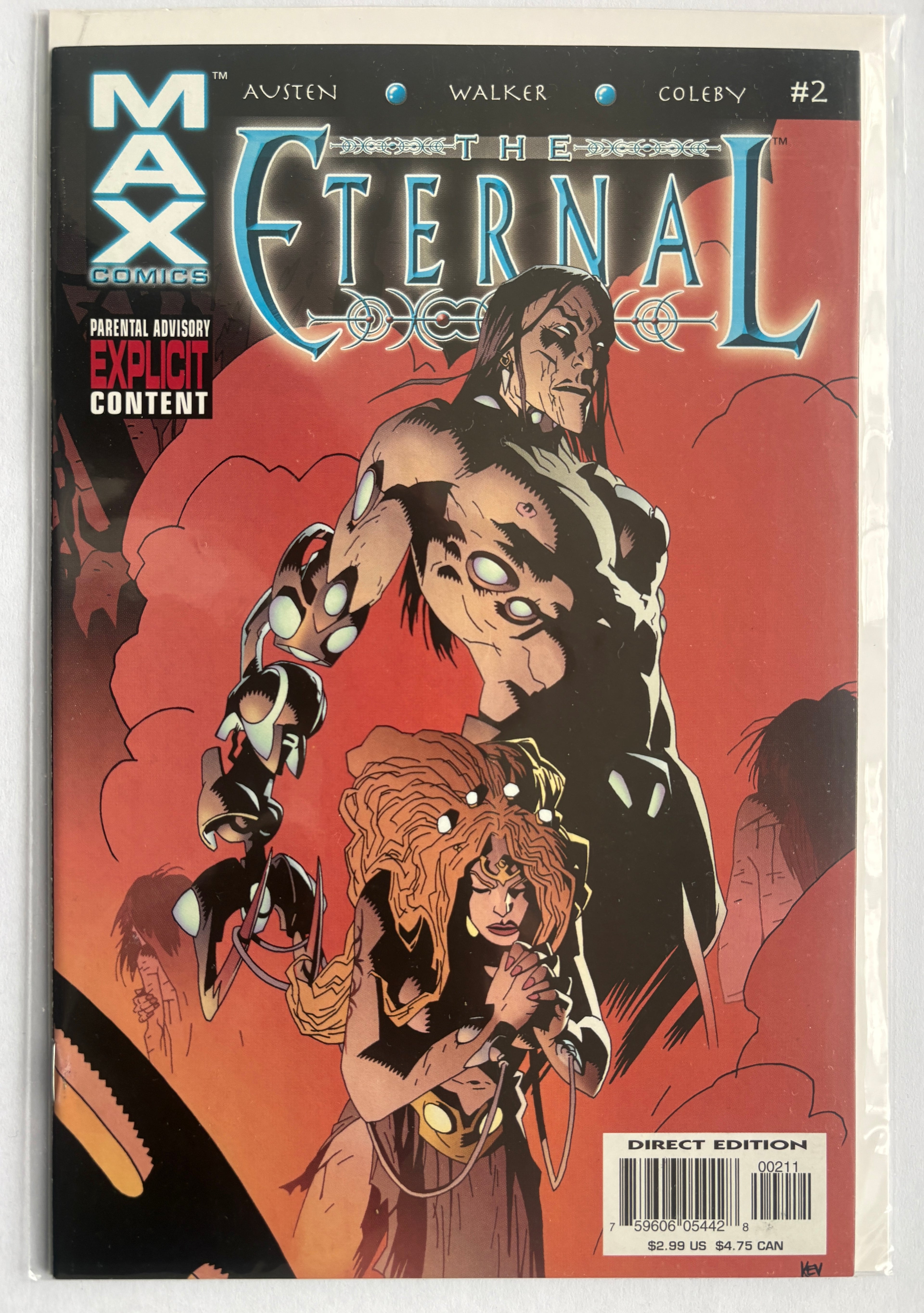 The Eternal #2 - 1st Printing Max Comics (Marvel) September 2003 VF 8.0