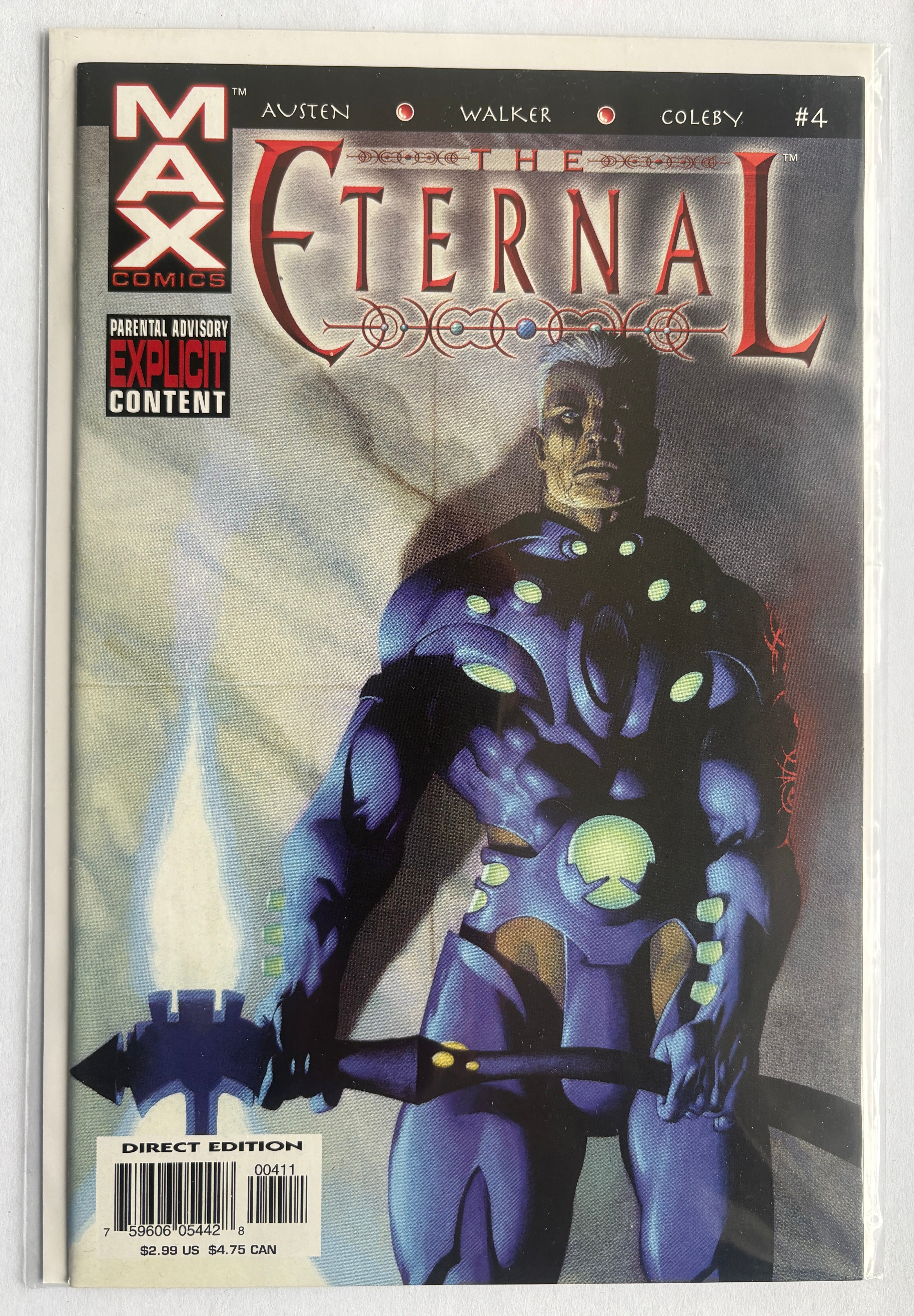 The Eternal #4 - 1st Printing Max Comics (Marvel) November 2003 VF 8.0