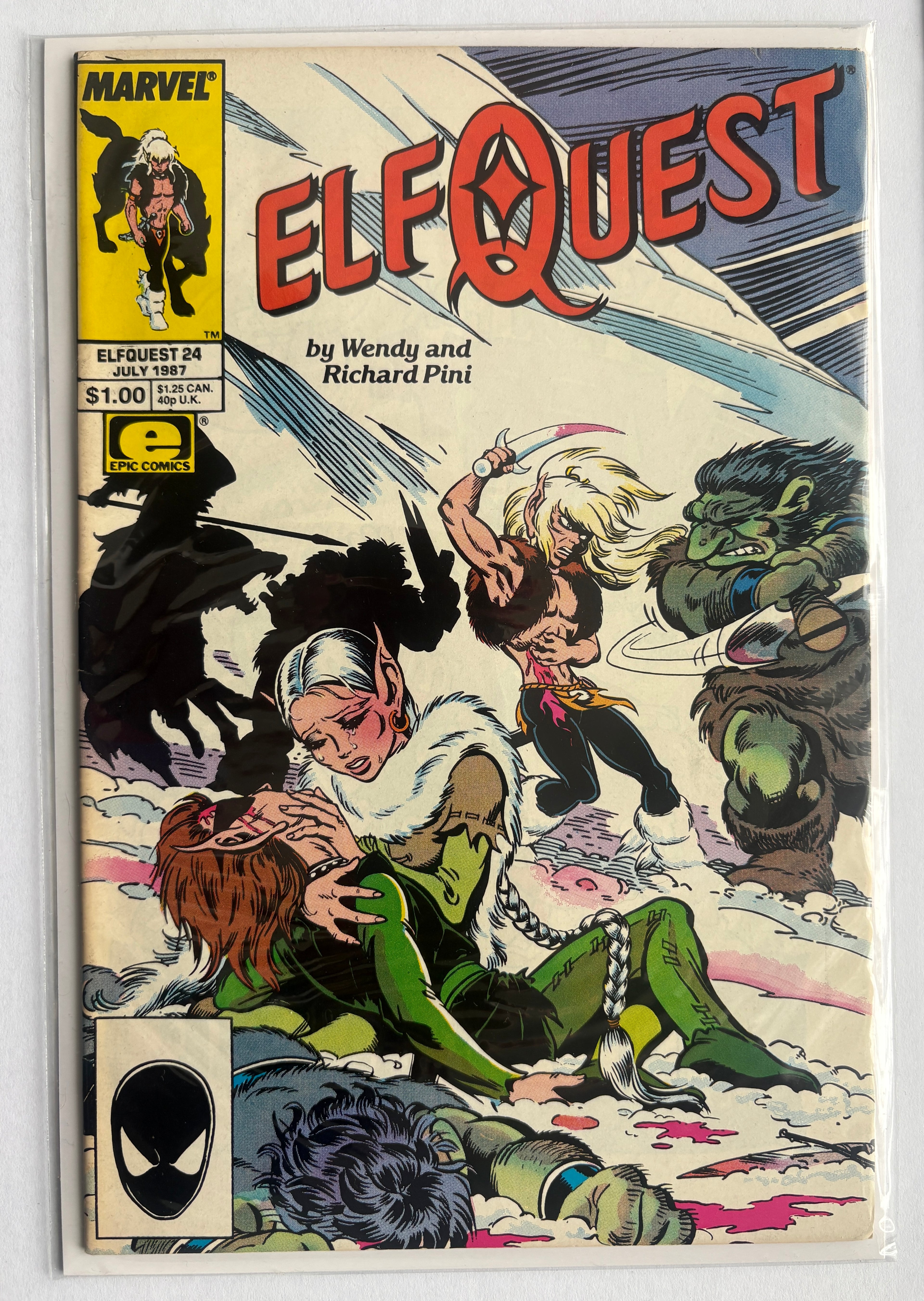 Elfquest #24 - Epic Comics Marvel July 1987 VF 8.0