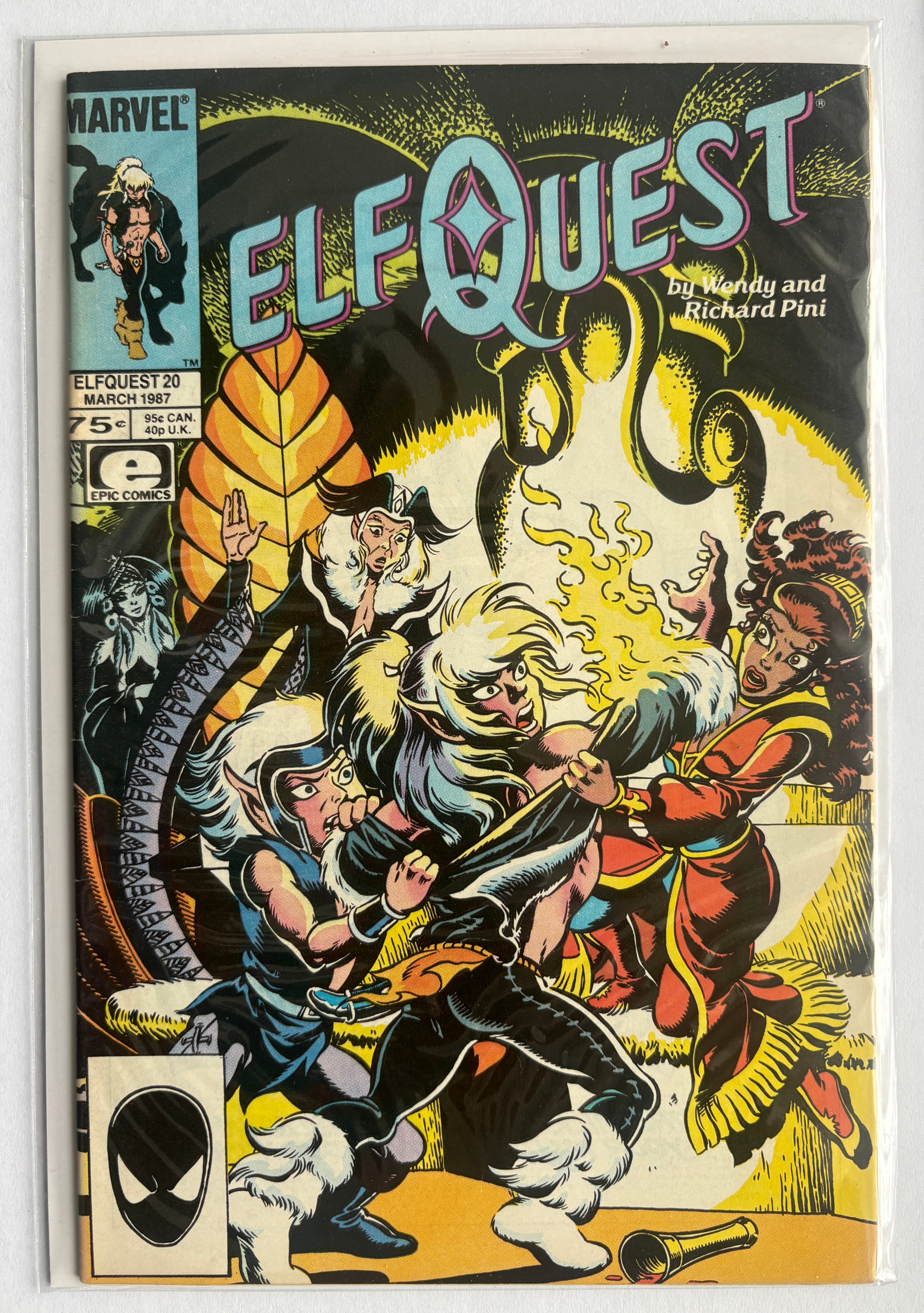 Elfquest #20 - Epic Comics Marvel March 1987 VF- 7.5