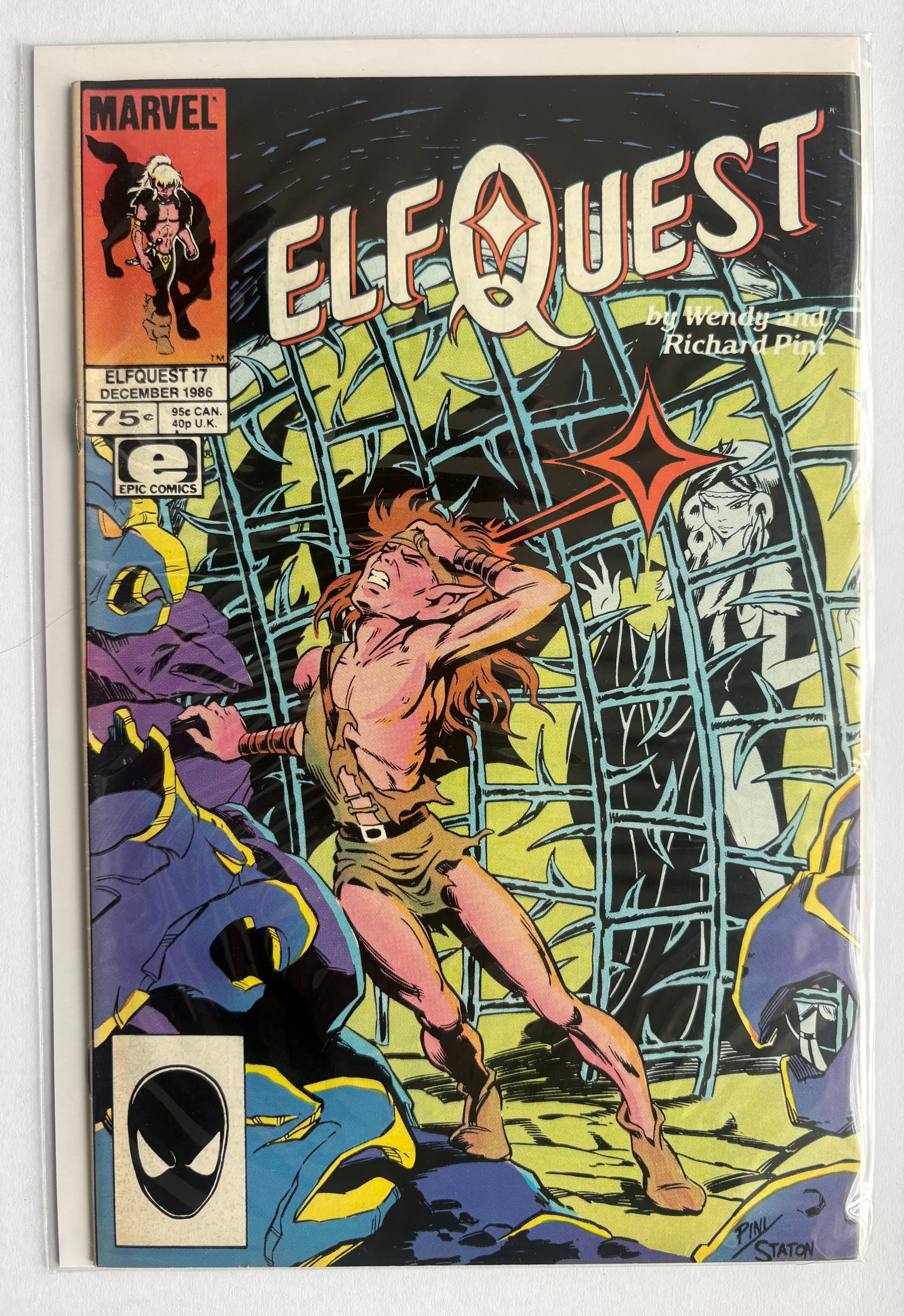 Elfquest #17 - Epic Comics Marvel December 1986 VF 8.0