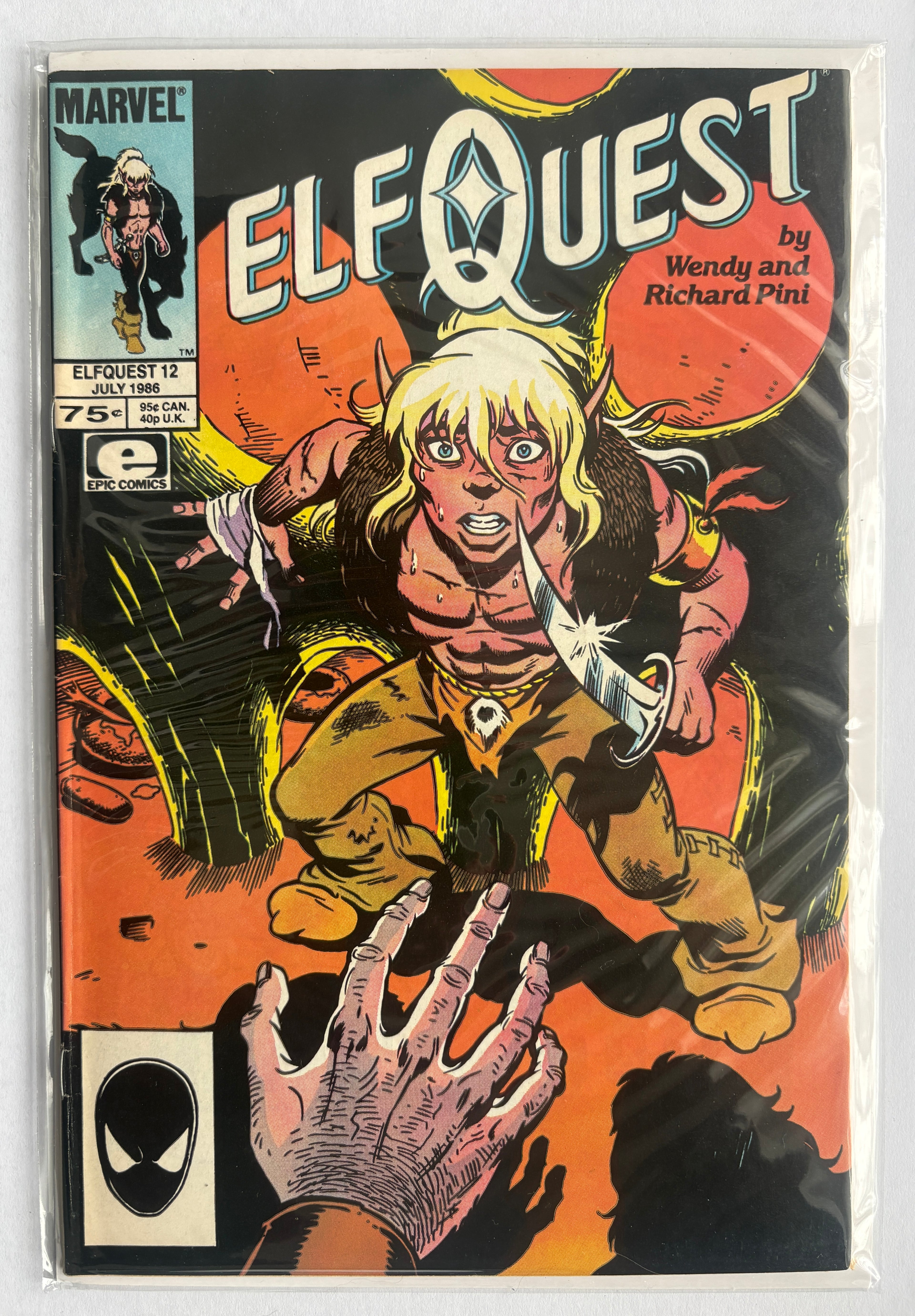 Elfquest #12 - Epic Comics Marvel July 1986 VF- 7.5