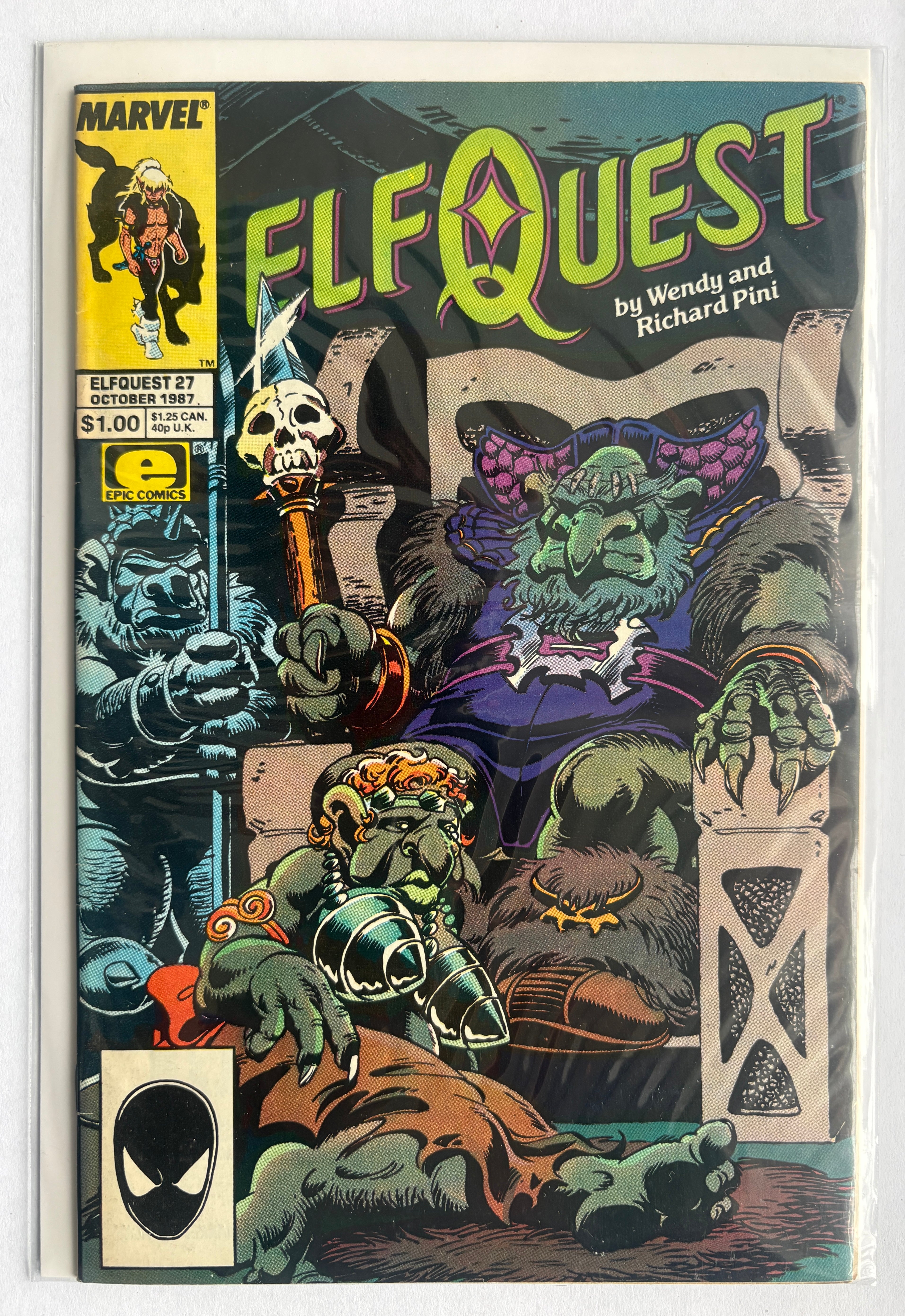 Elfquest #27 - Epic Comics Marvel October 1987 VF 8.0
