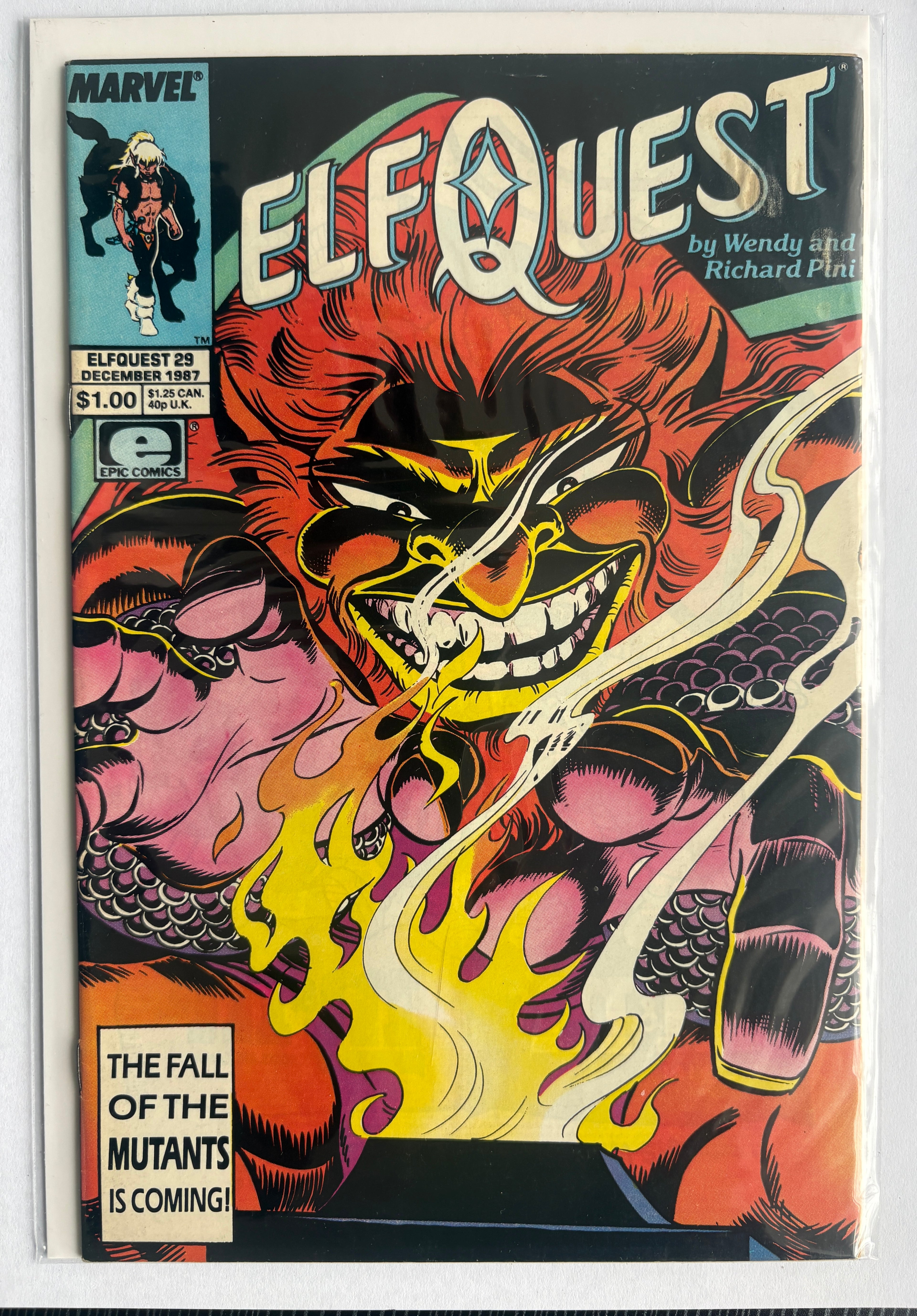 Elfquest #29 - Epic Comics Marvel December 1987 FN - 5.5
