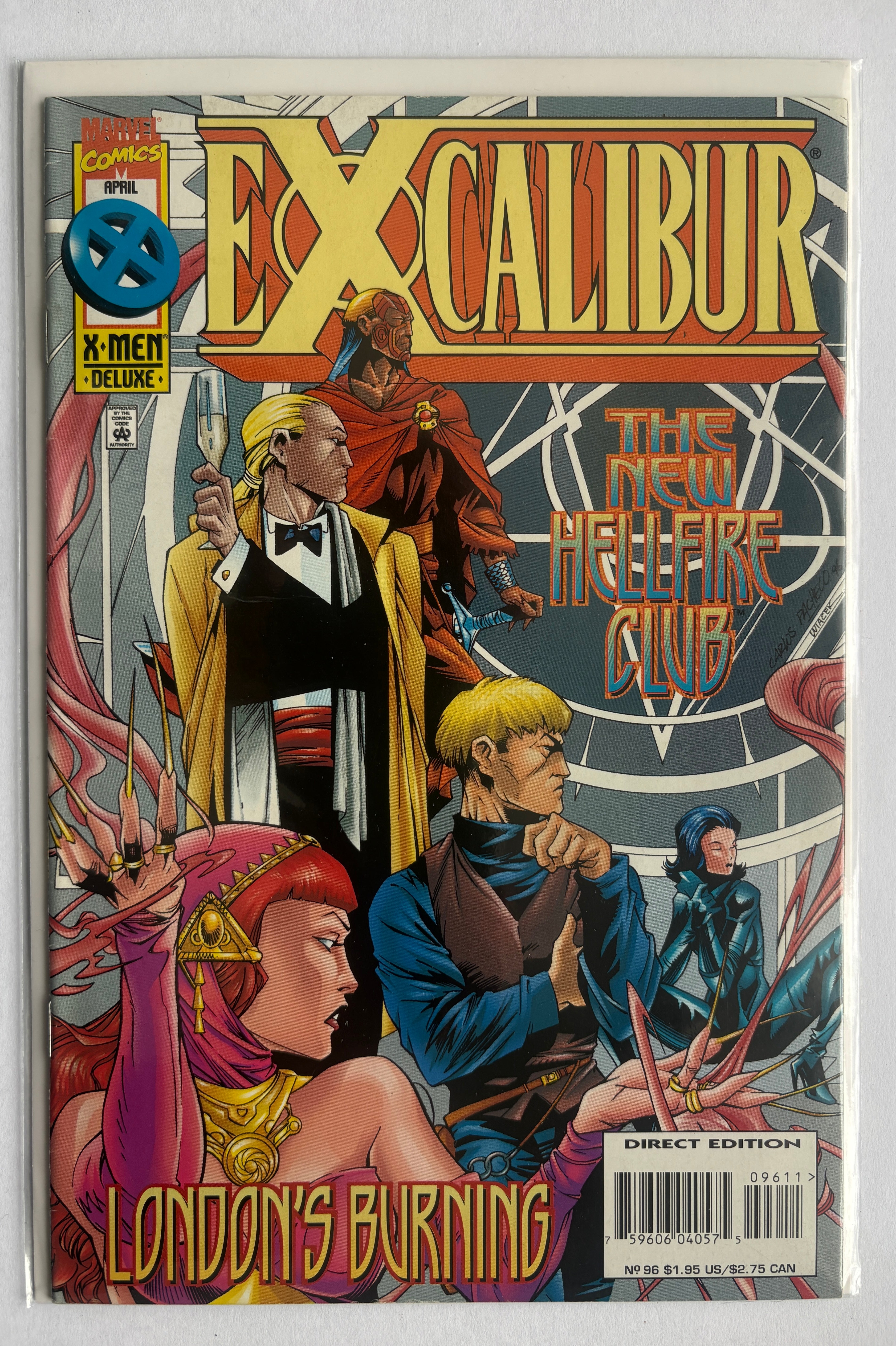 Excalibur #96 - 1st Printing Marvel Comics April 1996 F/VF 7.5