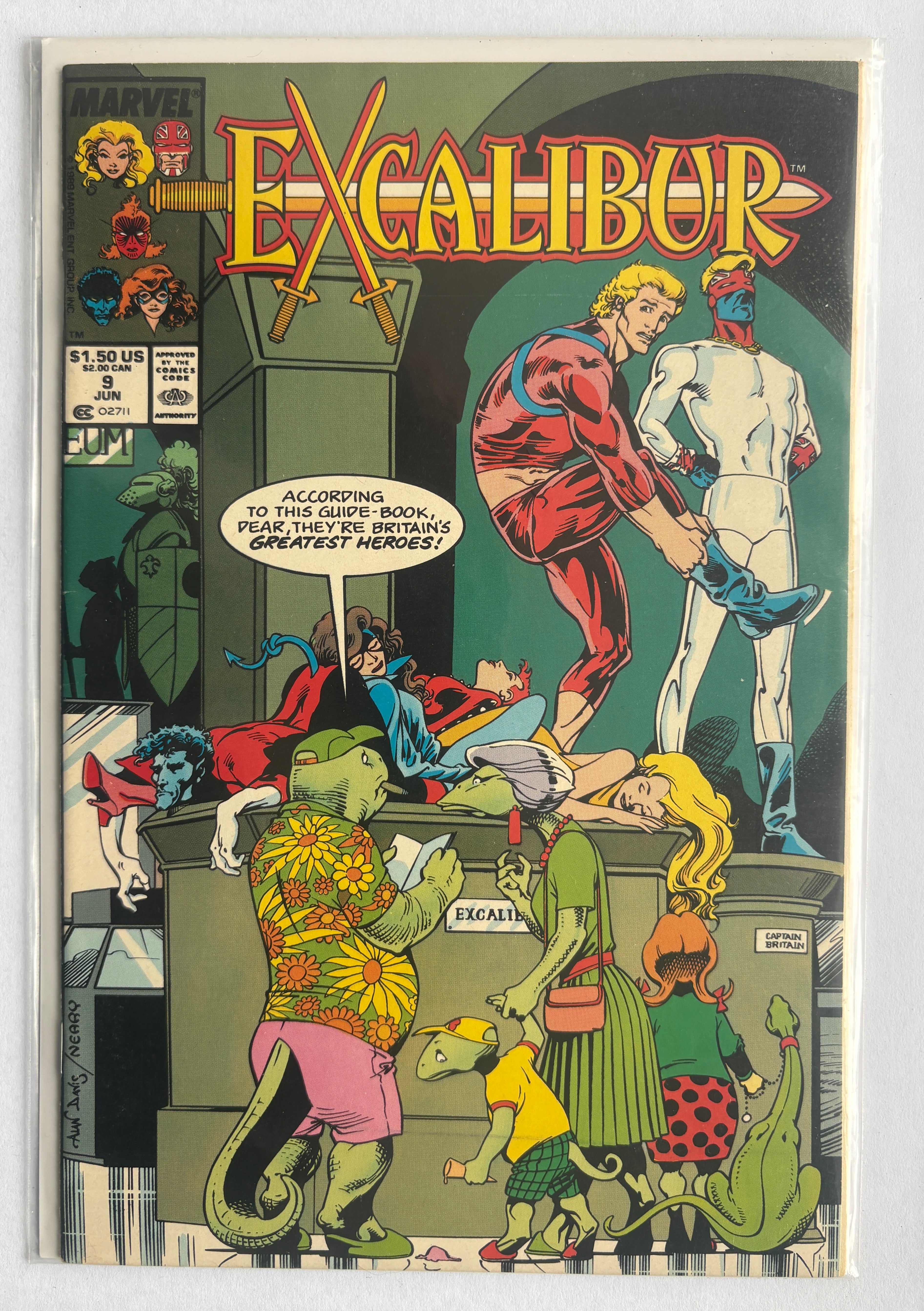 Excalibur #9 - Marvel Comics June 1989 VF 8.0