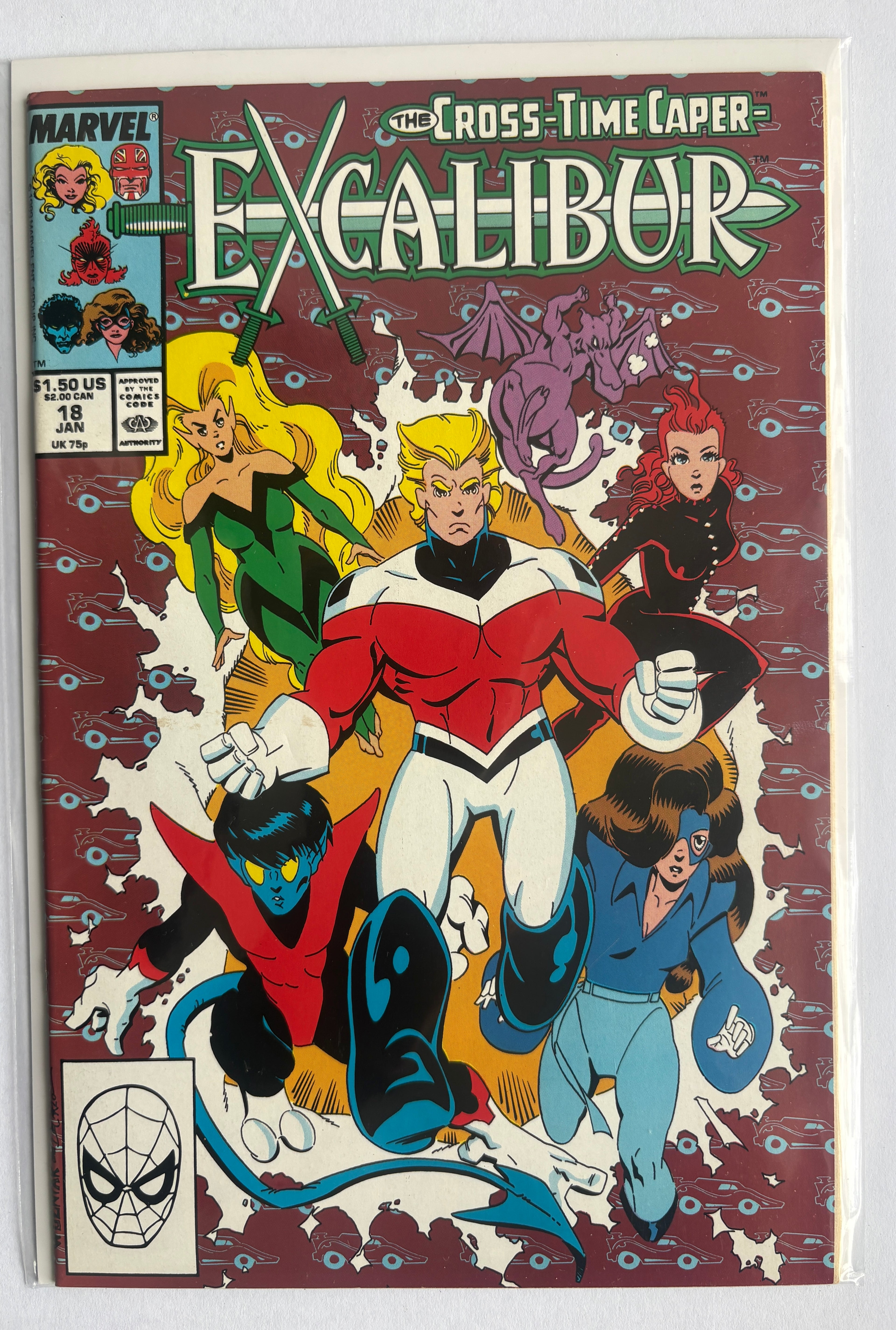 Excalibur #18 - Marvel Comics January 1990 VF 8.0