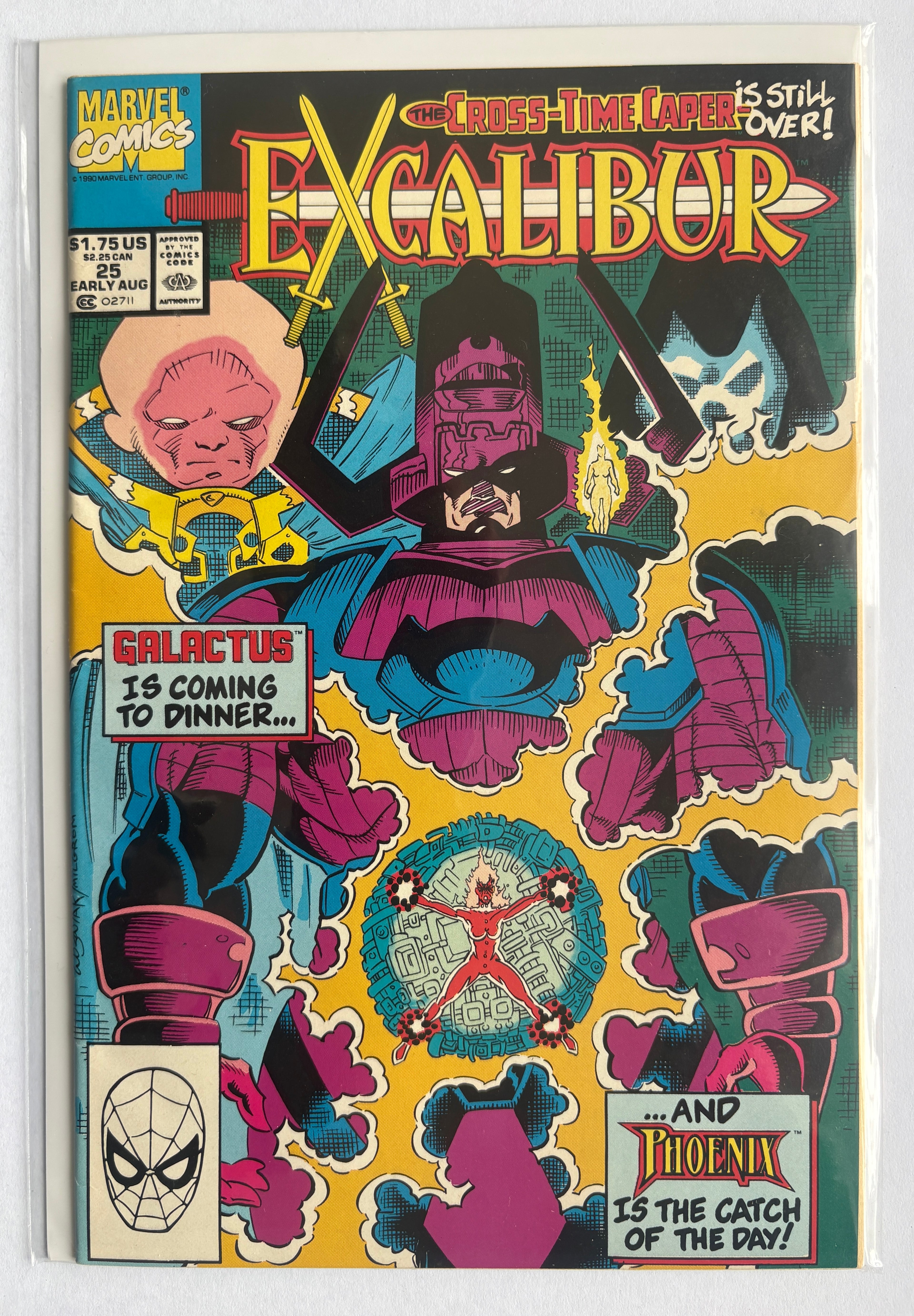Excalibur #25 - Marvel Comics Early August 1990 VF- 7.5