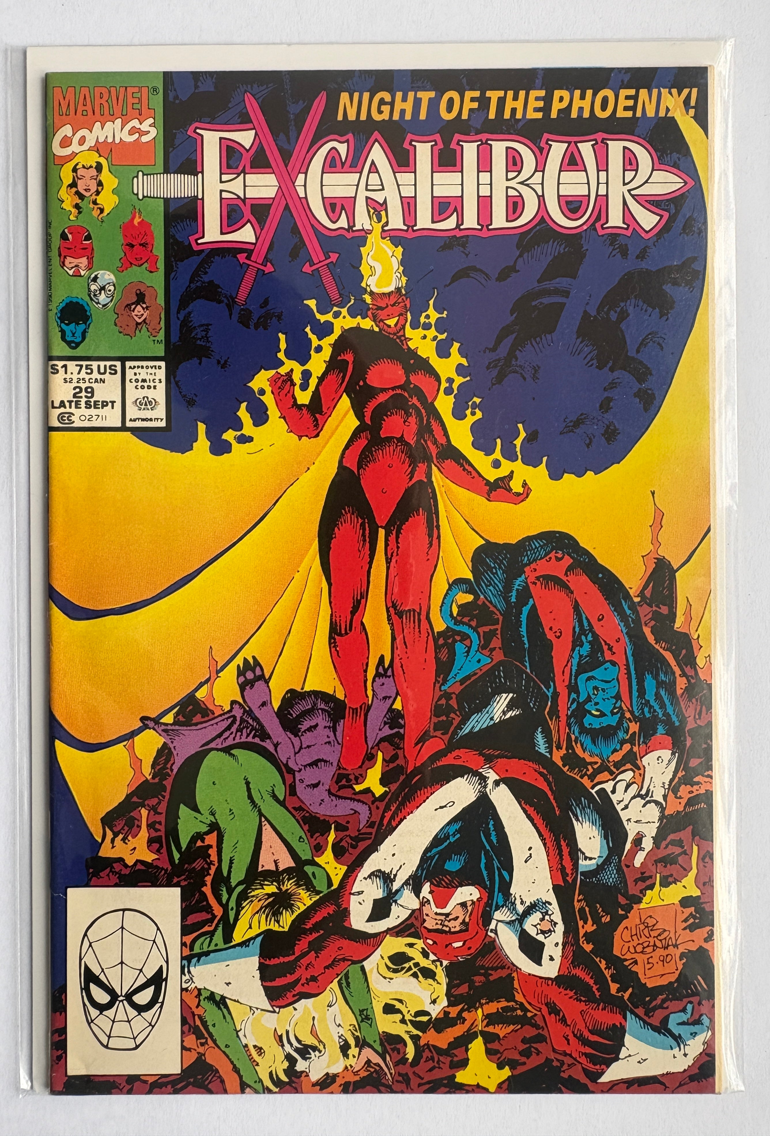 Excalibur #29 - Marvel Comics Early Late September 1990 VF- 7.5