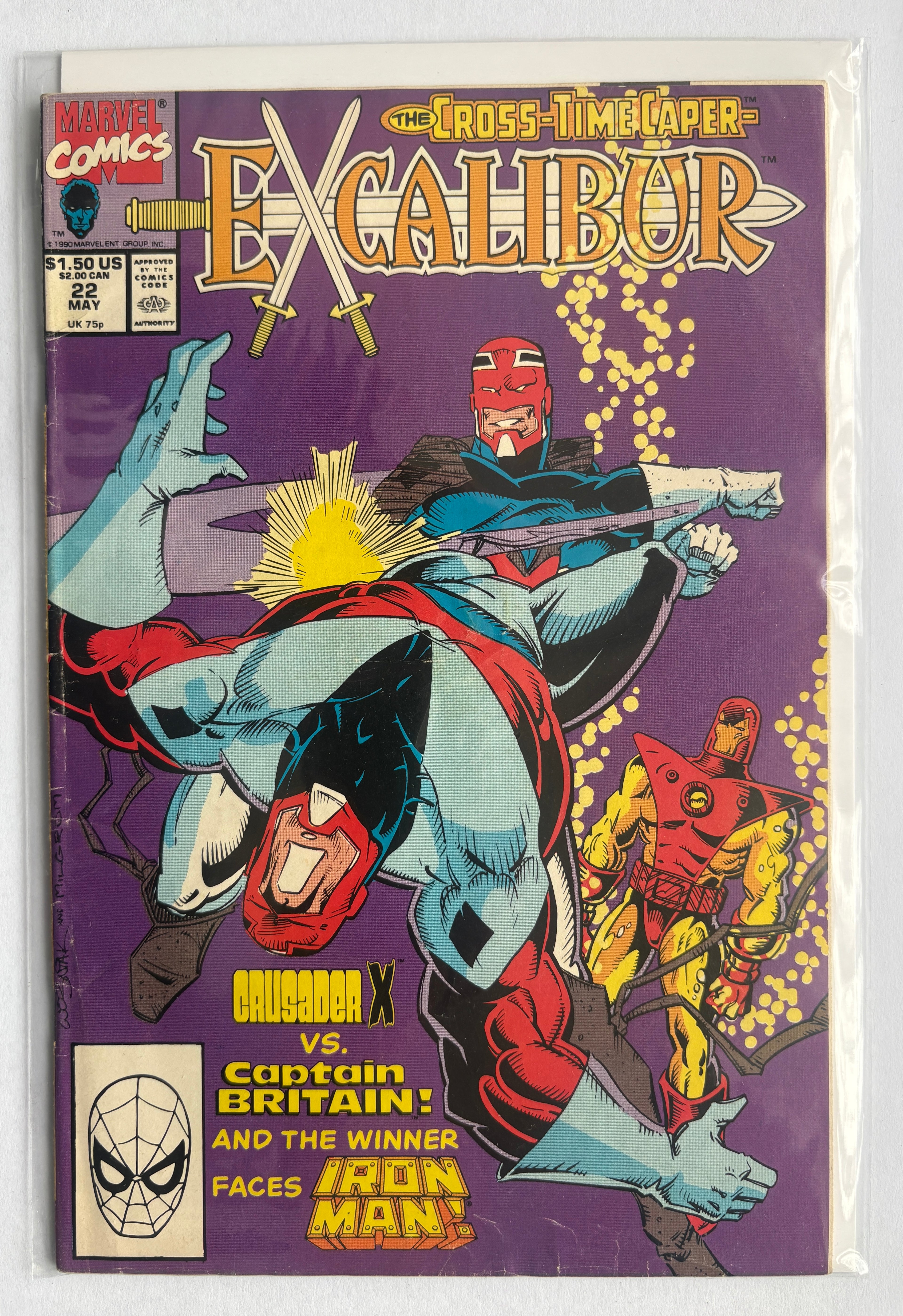 Excalibur #22 - Marvel Comics May 1990 VG/FN 5.0