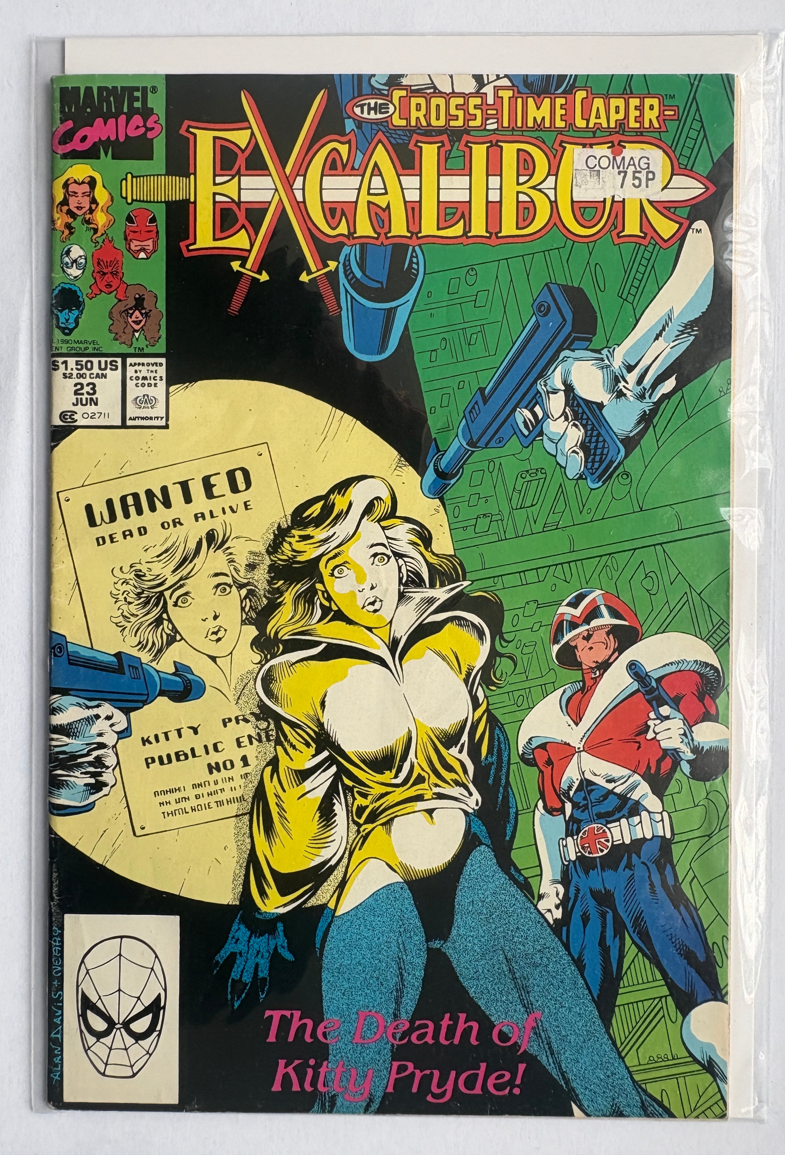 Excalibur #23 - Marvel Comics June 1990 VG/FN 5.0